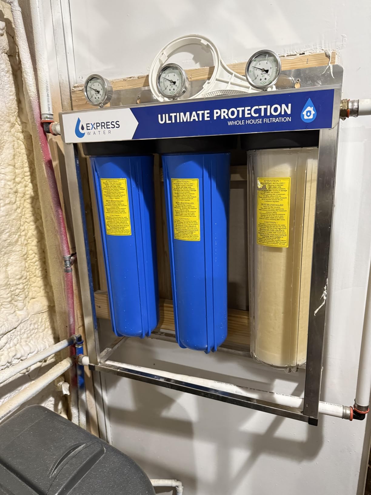 Express Water Whole House Water Filter System, Ultimate Protection, 3-Stage customer photo 1