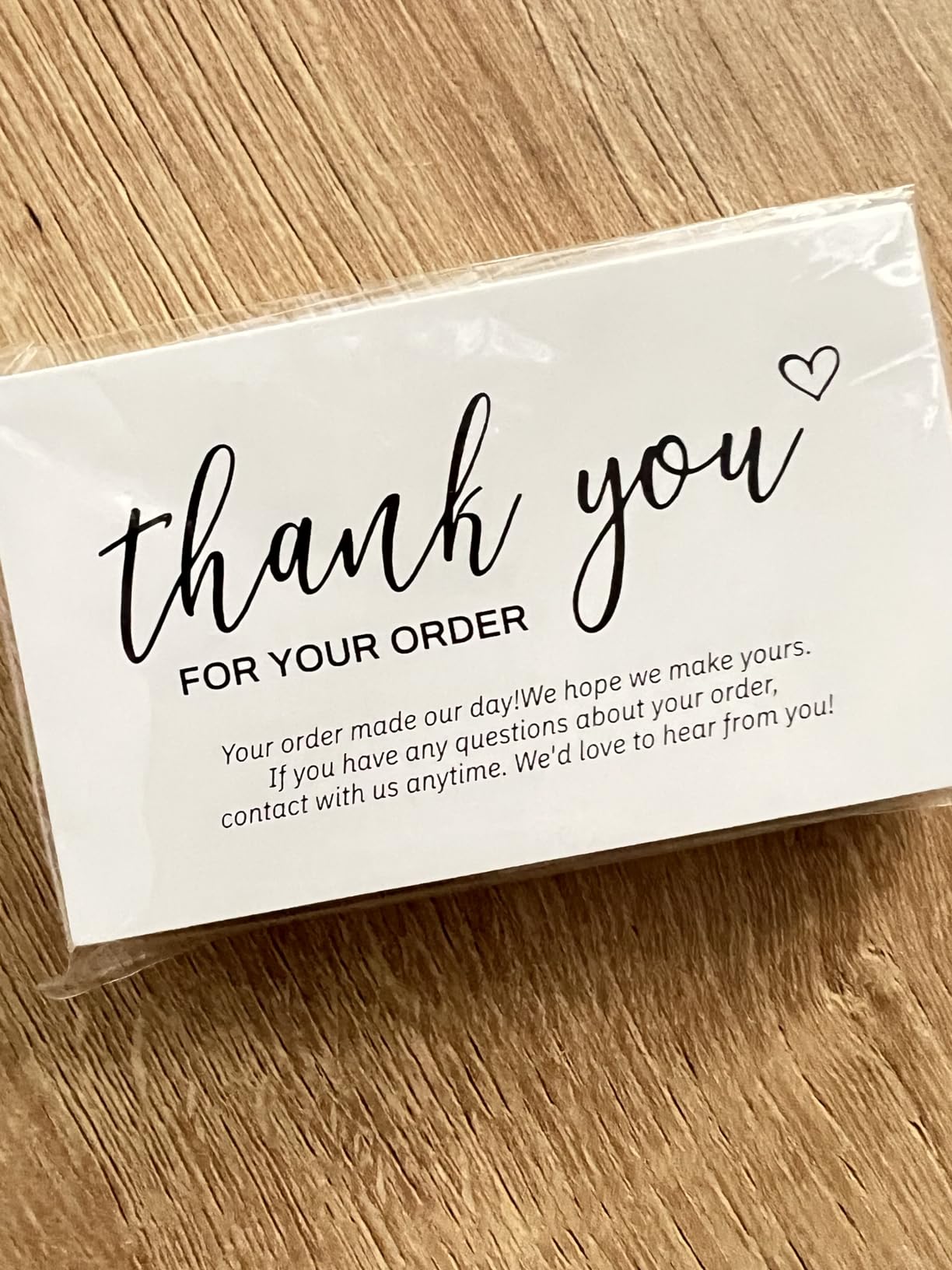 300PCS Thank You For Supporting My Business Cards, 6 Styles, 2