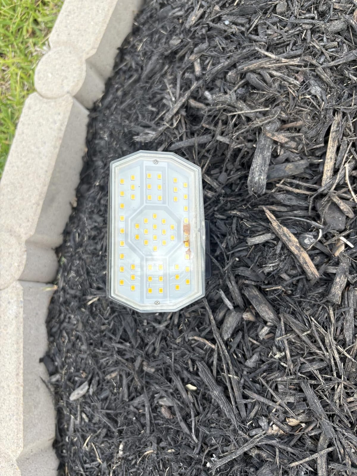 NYMPHY Solar Lights Outdoor Waterproof IP68, 56 LED 3 Lighting Modes Solar Powered Garden Yard Spot Solar Lights for Outside Landscape- 4 Pack (Warm White) customer photo 1