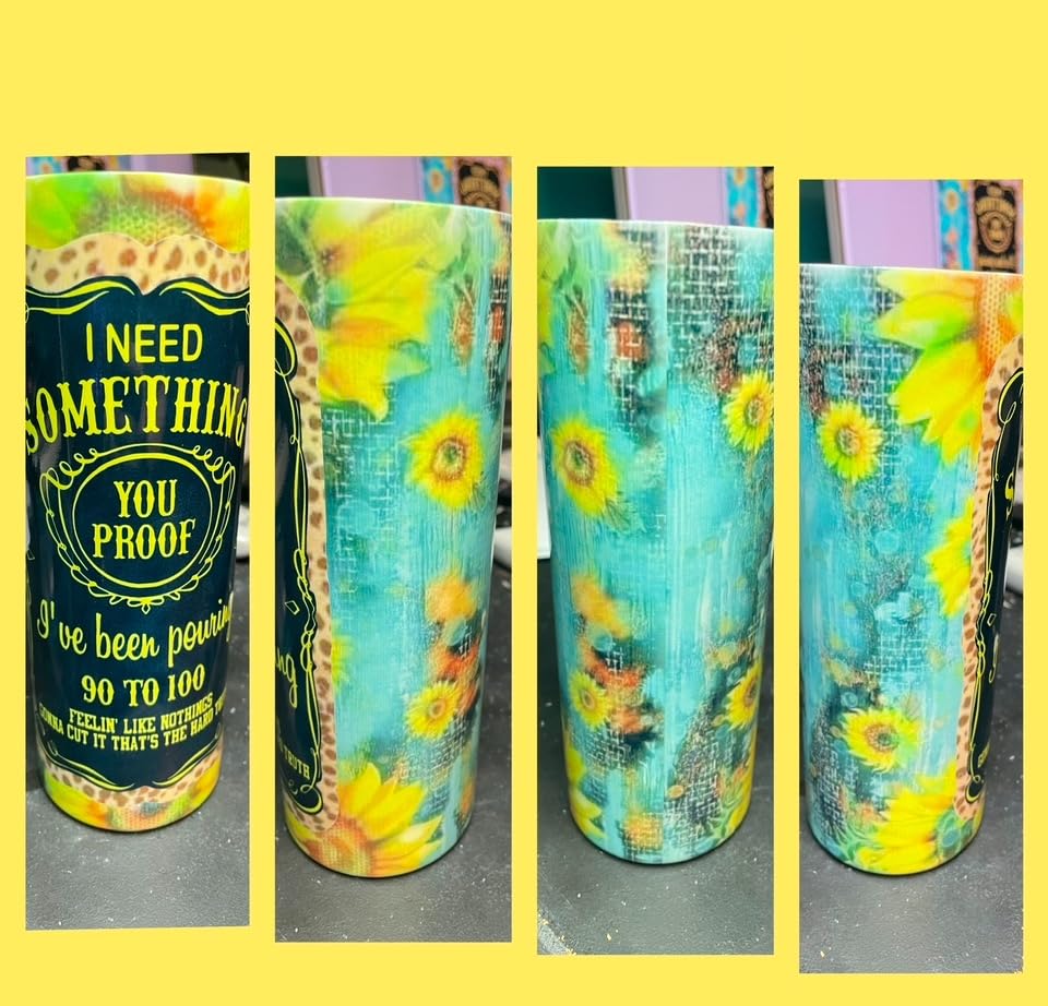 8 Pack 20oz Sublimation Tumbler Blanks (Skinny Straight) in Bulk | Stainless Steel Insulated Sublimation Tumbler with Polymer Coating for Heat Transfer, Includes Lid, Straw, Rubber, Gift Box customer photo 1