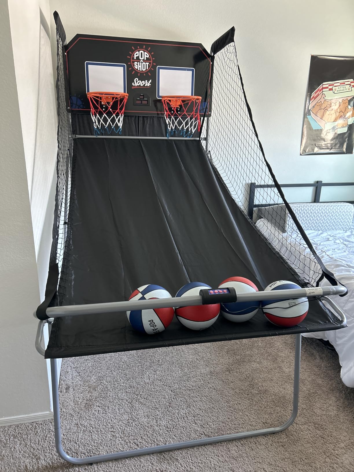 Pop-A-Shot Official Dual Shot Sport Arcade Basketball Game (Black and Blue) customer photo 1