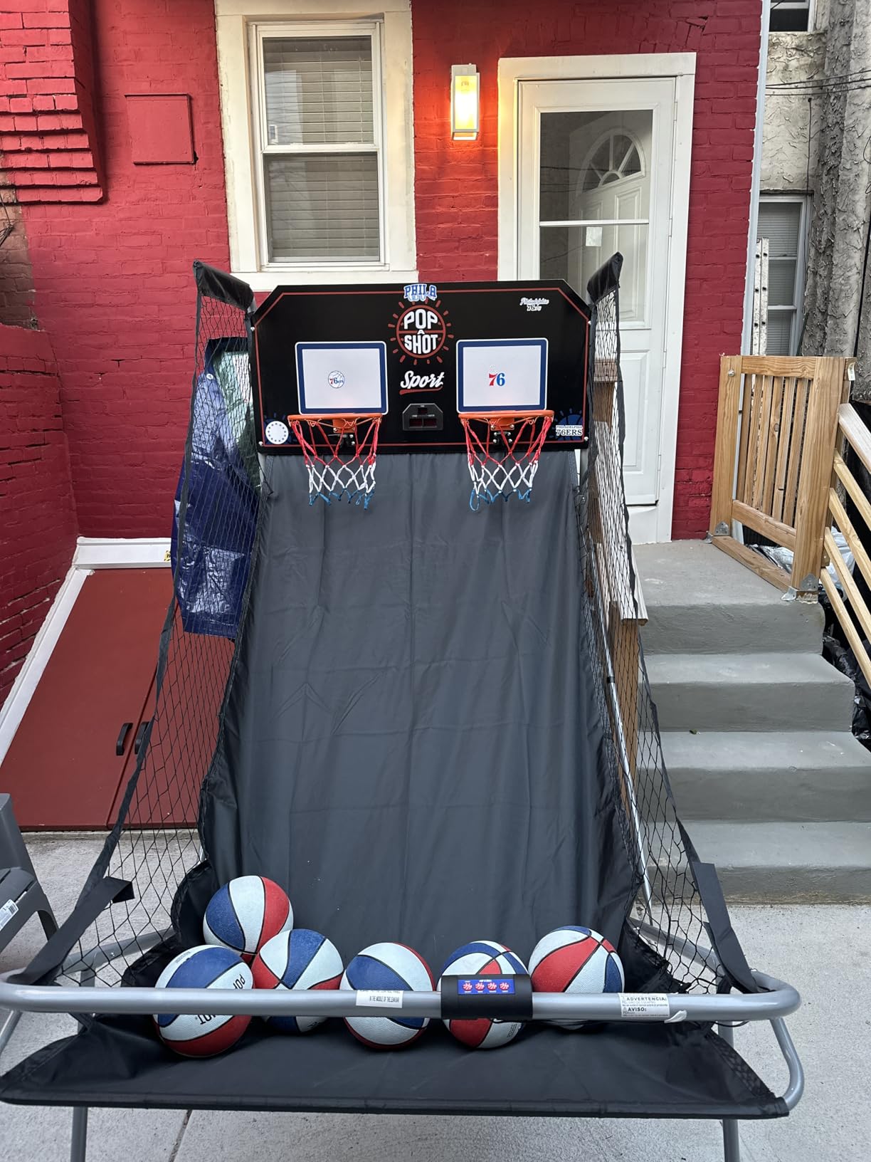 Pop-A-Shot Official Dual Shot Sport Arcade Basketball Game (Black and Blue) customer photo 2