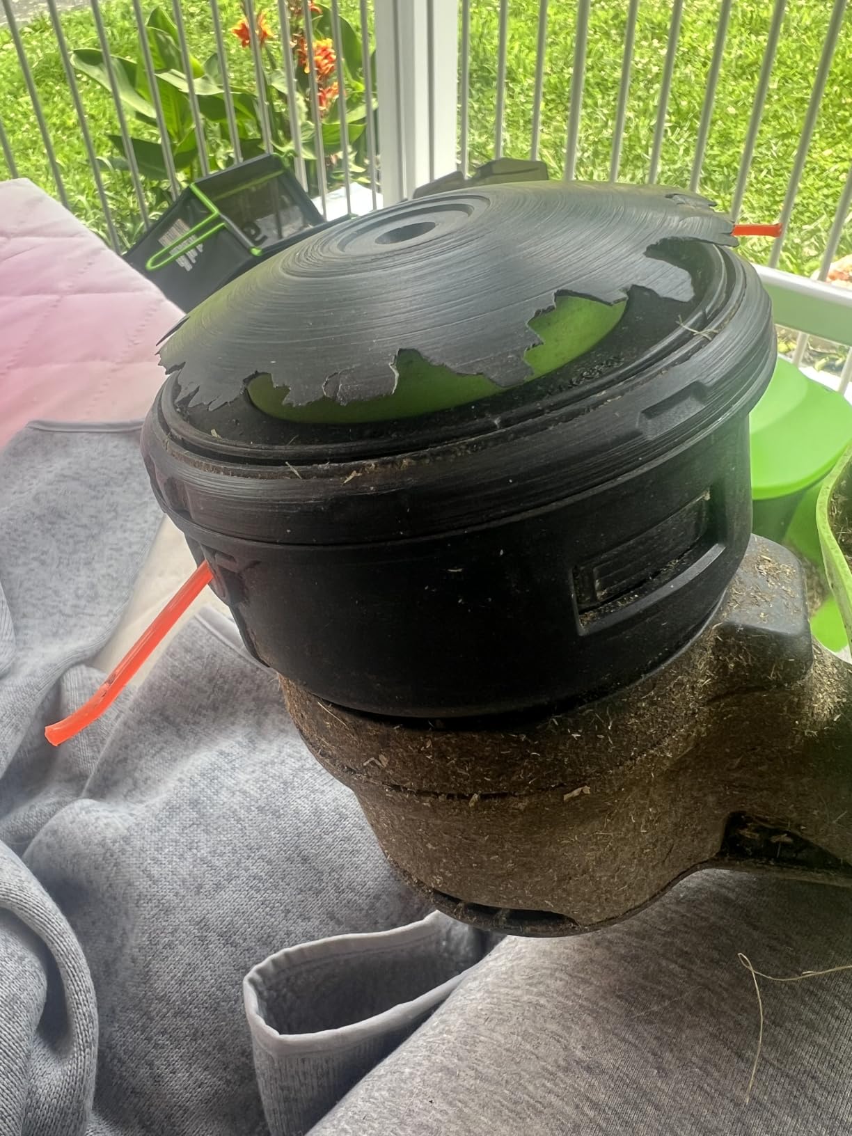 Greenworks 60V 16 in Cordless String Trimmer, 2.5 Ah Battery customer photo 2
