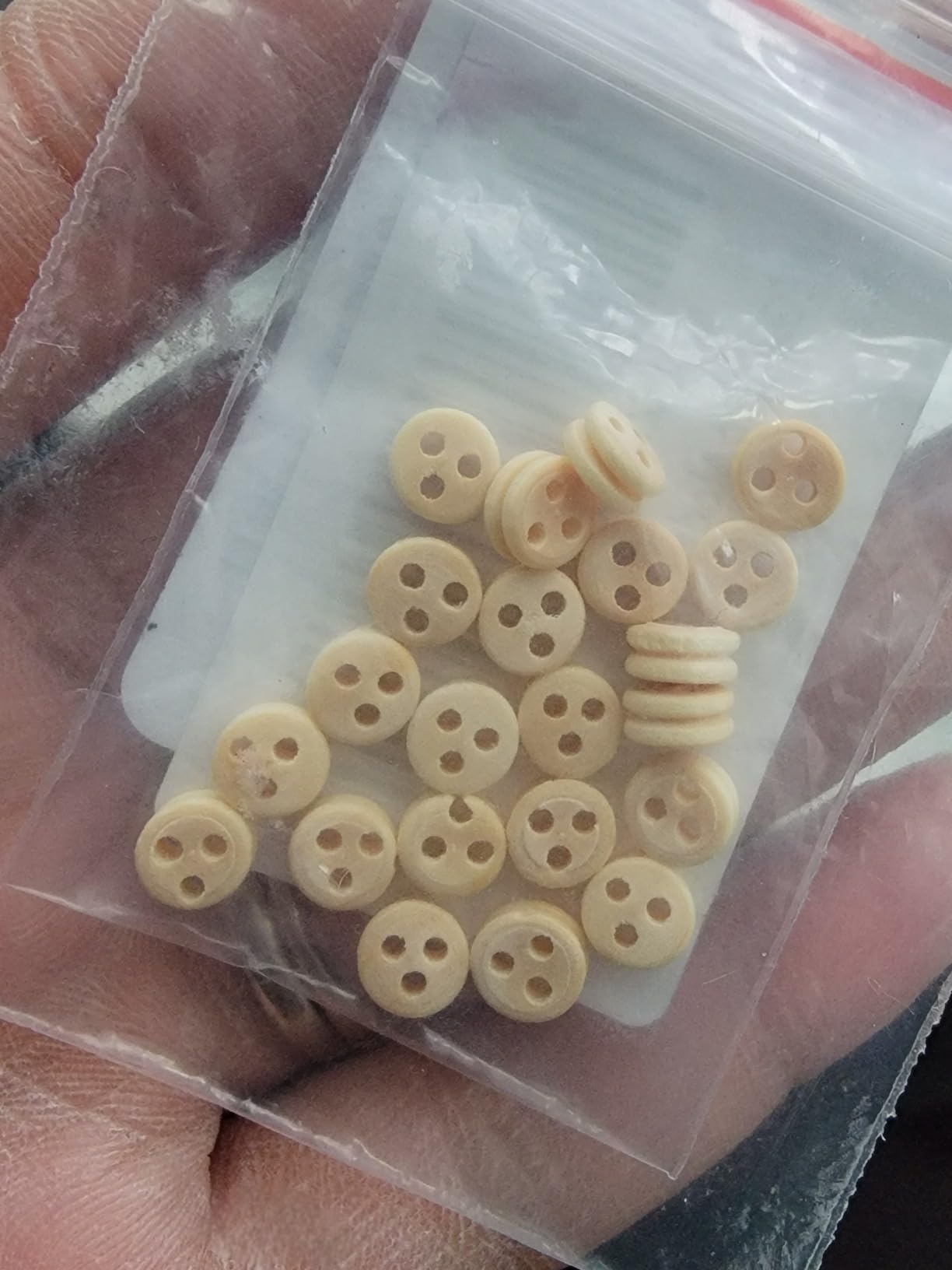 GAWEGM Ship Model Building Accessory - 20pcs Wooden Deadeye Pulley 6mm | Ancient Sailing Boat Model Accessories, Ship Model Pulley customer photo 1
