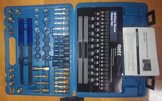 OMT 49 PCS Thread Chaser Set, UNC UNF and Metric Thread Repair Kit customer photo 2
