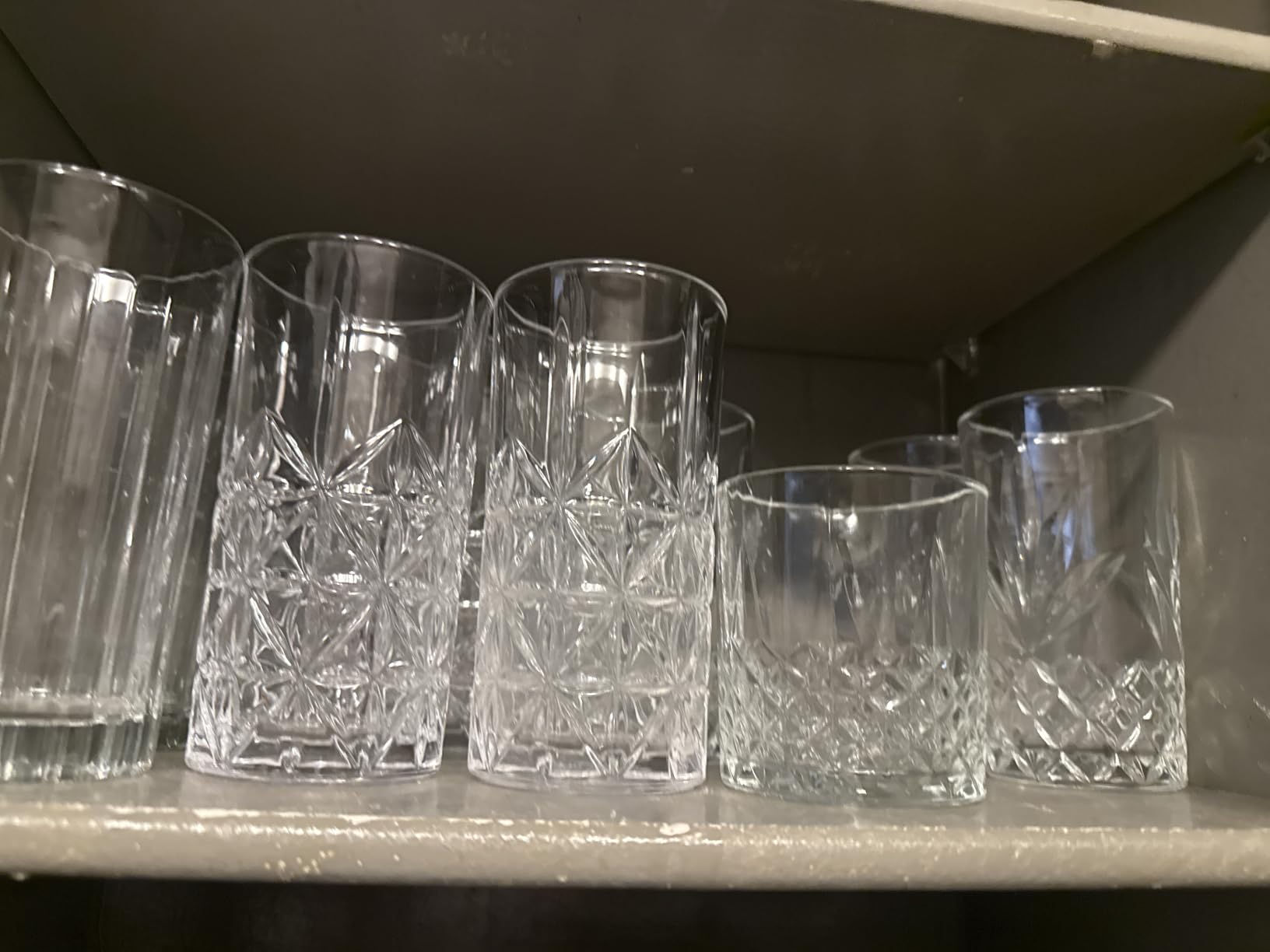 Highball Glasses Collins Tall Beverage Set of 6, 14 Ounce Cups Glassware for Drinks, Water, Beer, Soda customer photo 2