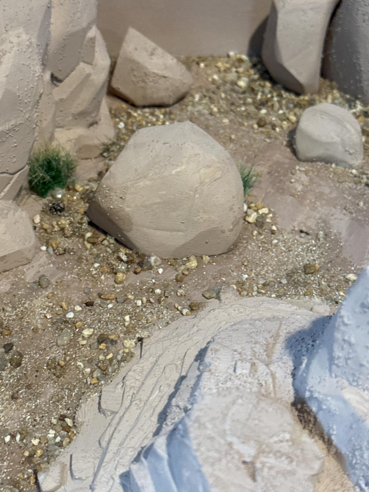 Warmtree Miniature Basing Material, Rock Terrain Kit for Diorama Models | 3 Box Terrain Model Kit, Miniature Bases, War Gaming Terrain, Diorama Supplies, Rock Scenery Landscape Model Railroad customer photo 2