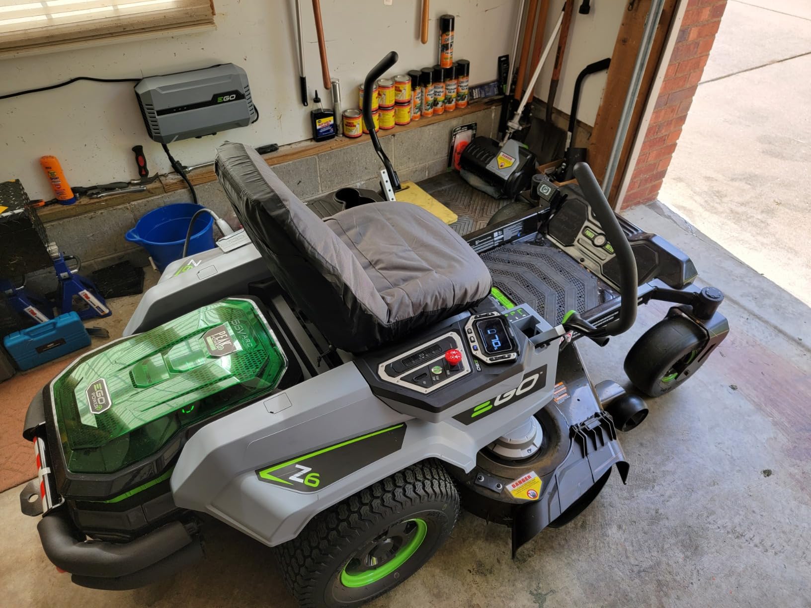 EGO Power+ Electric Riding Lawn Mower, 52