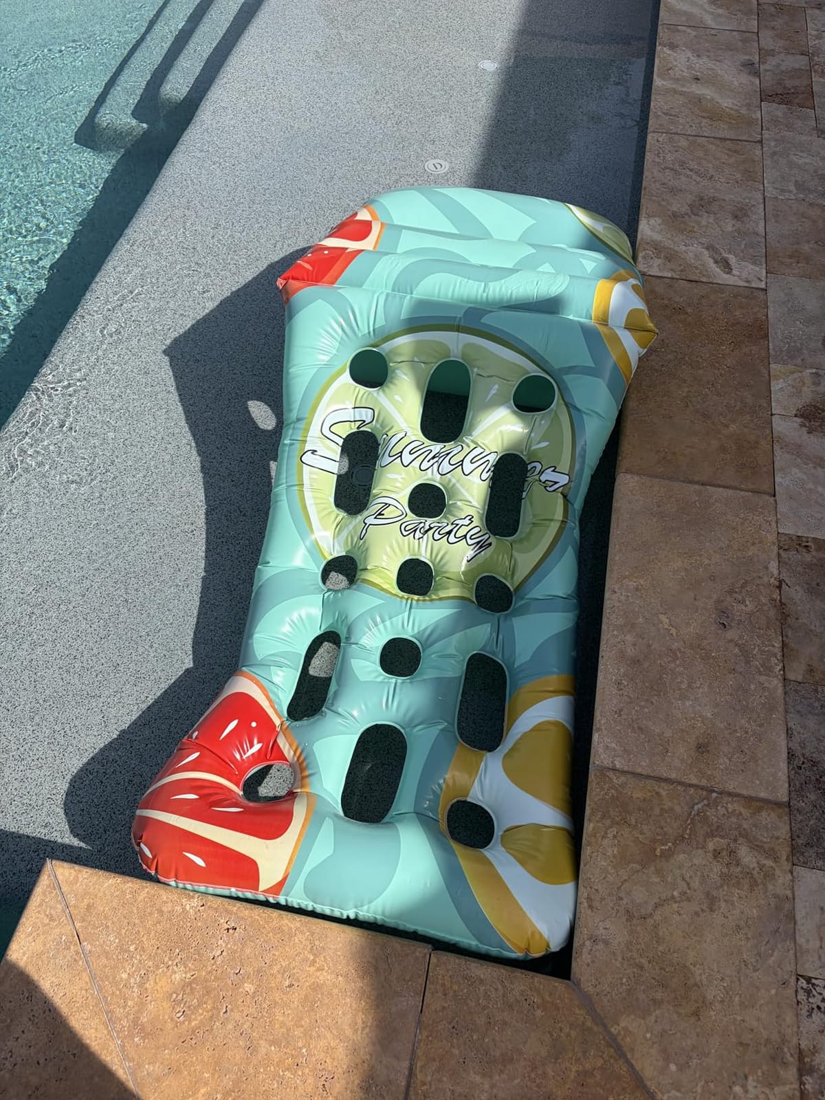 Jasonwell Inflatable Pool Float Adult - Pool Floaties Lounger Floats Floating Chair Raft with Adjustable Backrest Cup Holders Water Floaty Lake Lounge Tanning Floats Beach Party Toys for Adults customer photo 1