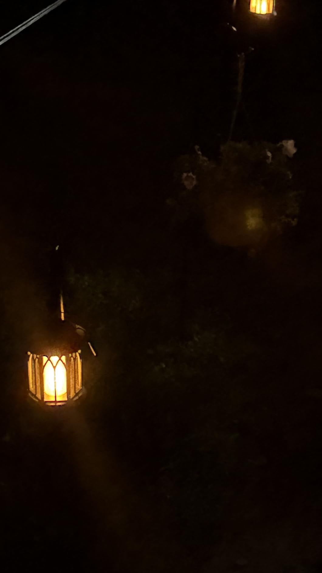 KOOPER 4 Pack Solar Lantern Outdoor Lights, Upgraded Flickering Flame Solar Lanterns customer photo 2
