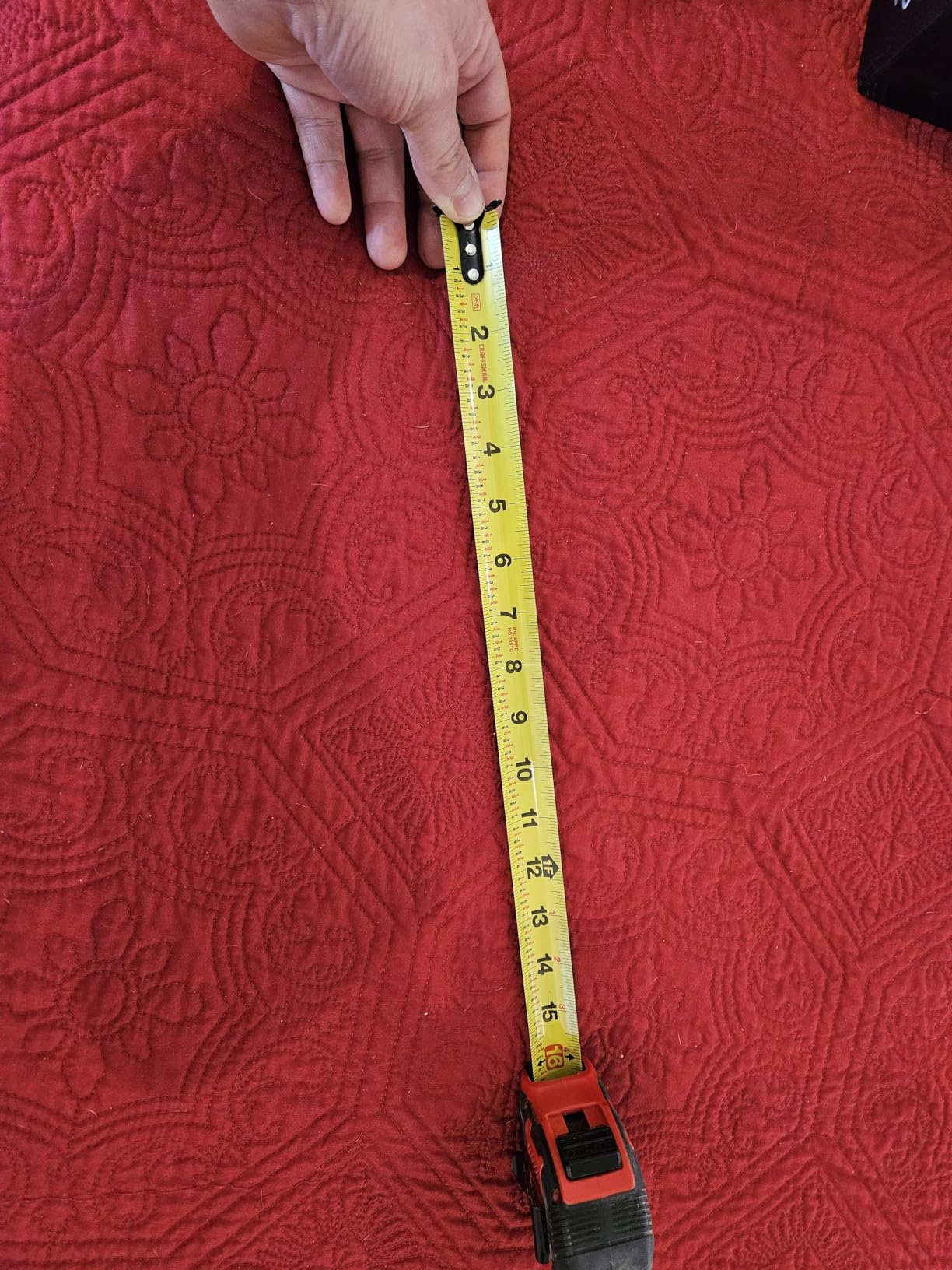CRAFTSMAN 25-Ft Tape Measure with Fraction Markings, Retractable, Manual-Locking Blade (CMHT37443S) customer photo 2