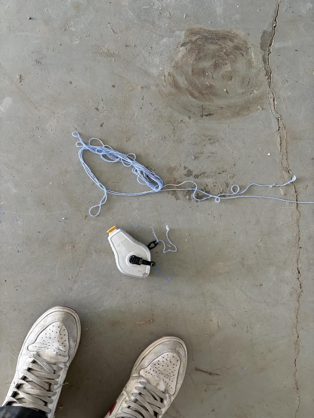 IRWIN Tools STRAIT-LINE Chalk Line, Classic Reel, Blue, 100ft (IWHT48441BC) customer photo 1