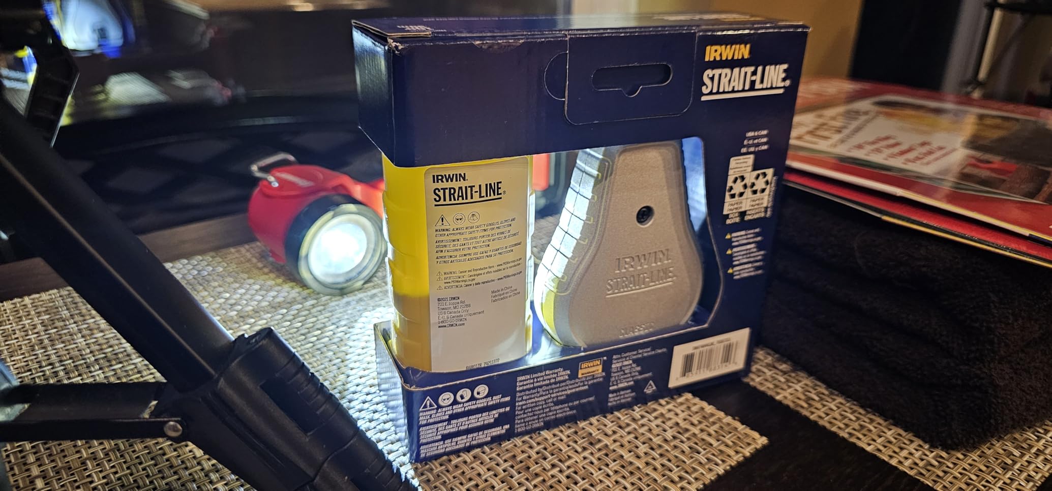IRWIN Tools STRAIT-LINE Chalk Line, Classic Reel, Blue, 100ft (IWHT48441BC) customer photo 2