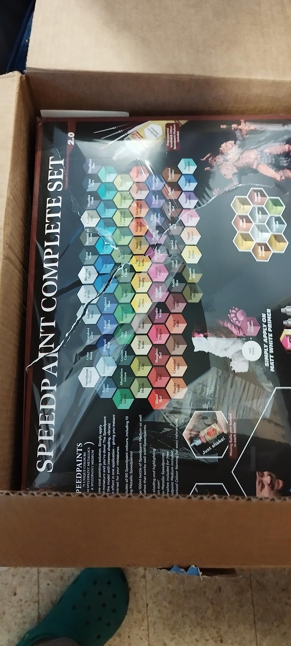 The Army Painter, Speedpaint Complete 2.0, 90 x 18 ml | Acrylic Contrast Paint Set incl. 10 metallics, 1 medium & 3 Brushes for Miniature Model Painting, DnD & Warhammer Figures customer photo 1