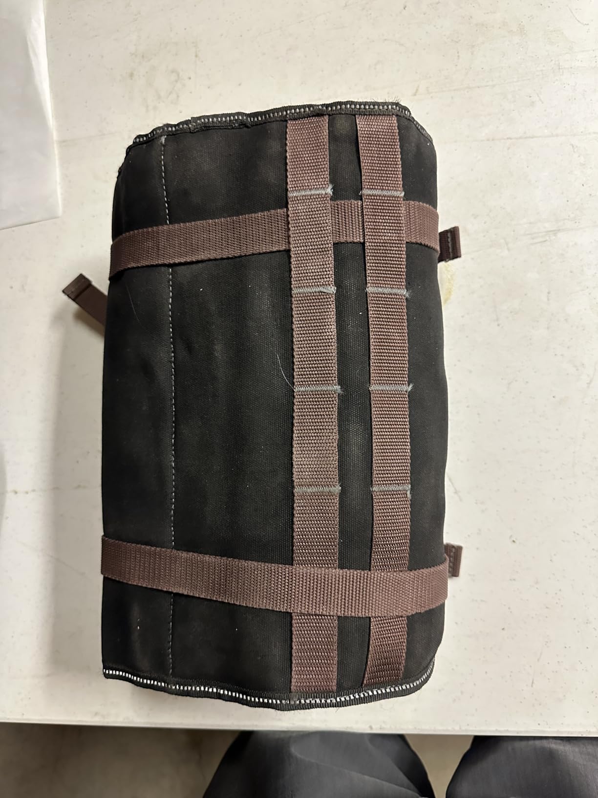 WELKINLAND Heavy-Duty Waxed Canvas Tool roll, 15-Pocket 15L Tool Wrap Roll | WaterProof Roll Up Tool Bag, Easy-Organized Tool Roll, Quick-Access Roll Tool Bag, Safe-Storage Roll Up Tool Bag Organizer customer photo 1