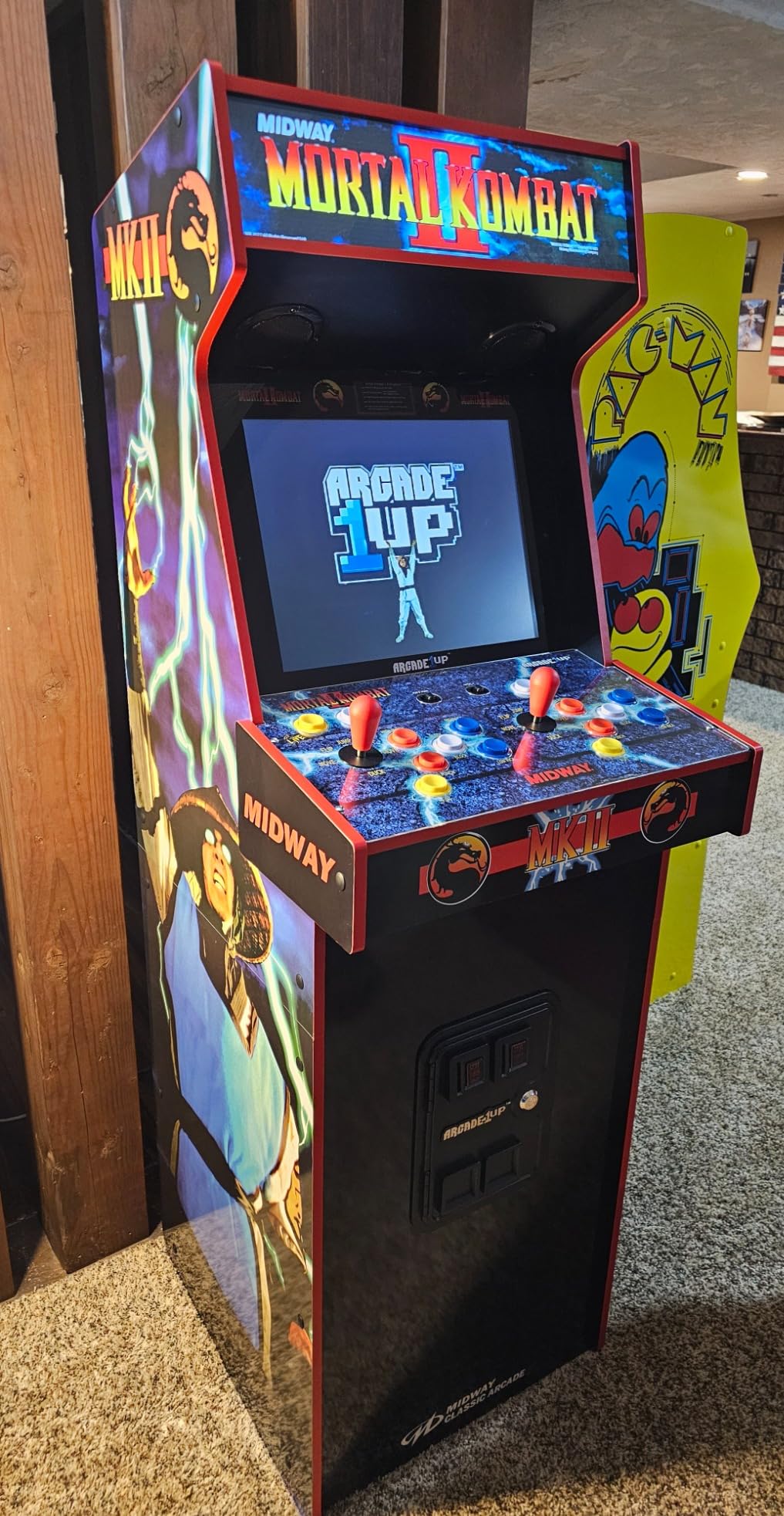 ARCADE1UP Mortal Kombat II Deluxe Arcade Machine, 14 Games | Gaming Cabinet with Real Feel Joysticks and Buttons, 17-Inch Color Screen customer photo 1