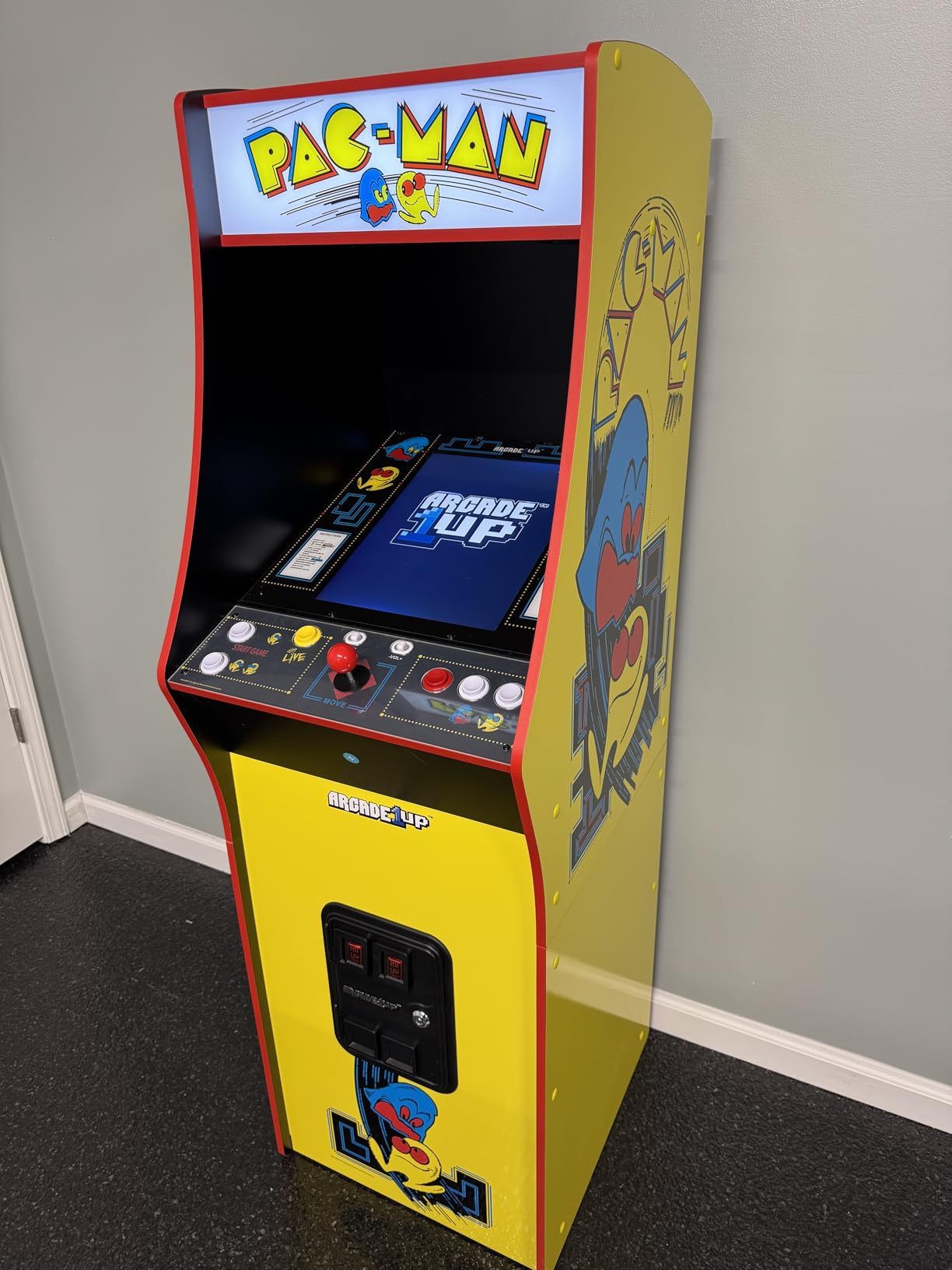 Arcade1Up Pac-Man Deluxe Arcade Gaming Cabinet, 14 Classic Games | Real Feel Joysticks and Buttons, 17-Inch Color Screen customer photo 1