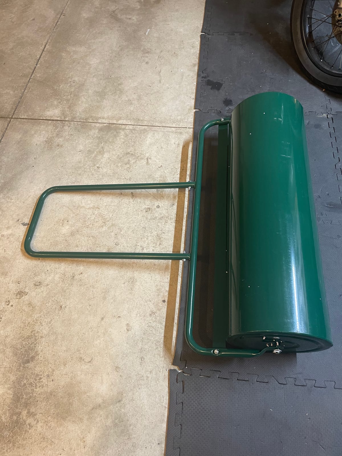S AFSTAR 17 Gal Lawn Roller, Lawn Rollers Tow Behind Water Filled Sand Filled, Yard Roller Push Pull Behind (36-inch/ 17 Gal) customer photo 2
