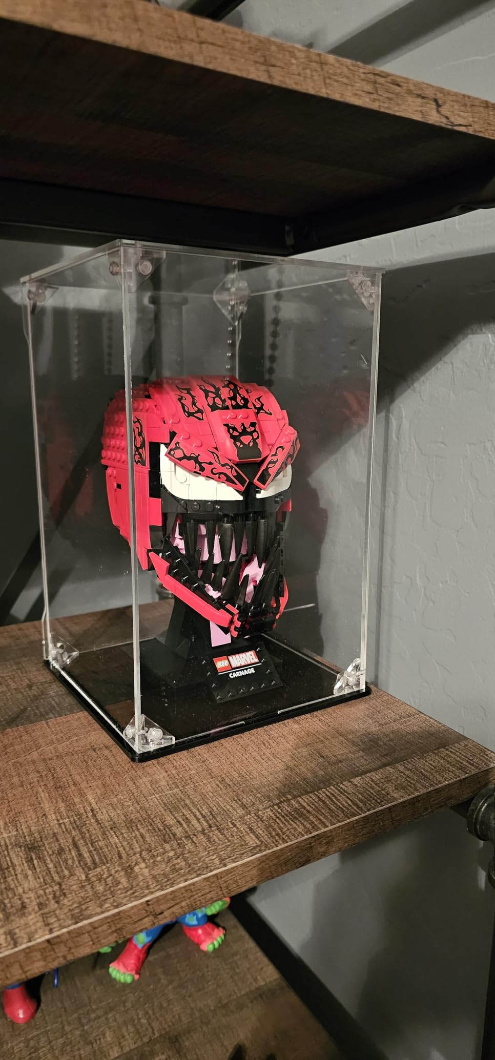 Acrylic Figure Display Case, Magnetic Front Door, Black Base | 10x6x6 inches, UV Protection, Stackable, Enhanced Stability, Collection Case, Sturdy, Dustproof, Storage, Easy Assembly customer photo 2