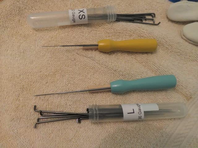Wonvoc 104 Pcs Felting Needles Set, Needle Felting Tools Kit | 4 Sizes & Types Felting Needles (Triangle, Star, Cone, Spiral), 36/38/40/42 Gauge Needle Felting Supplies customer photo 1