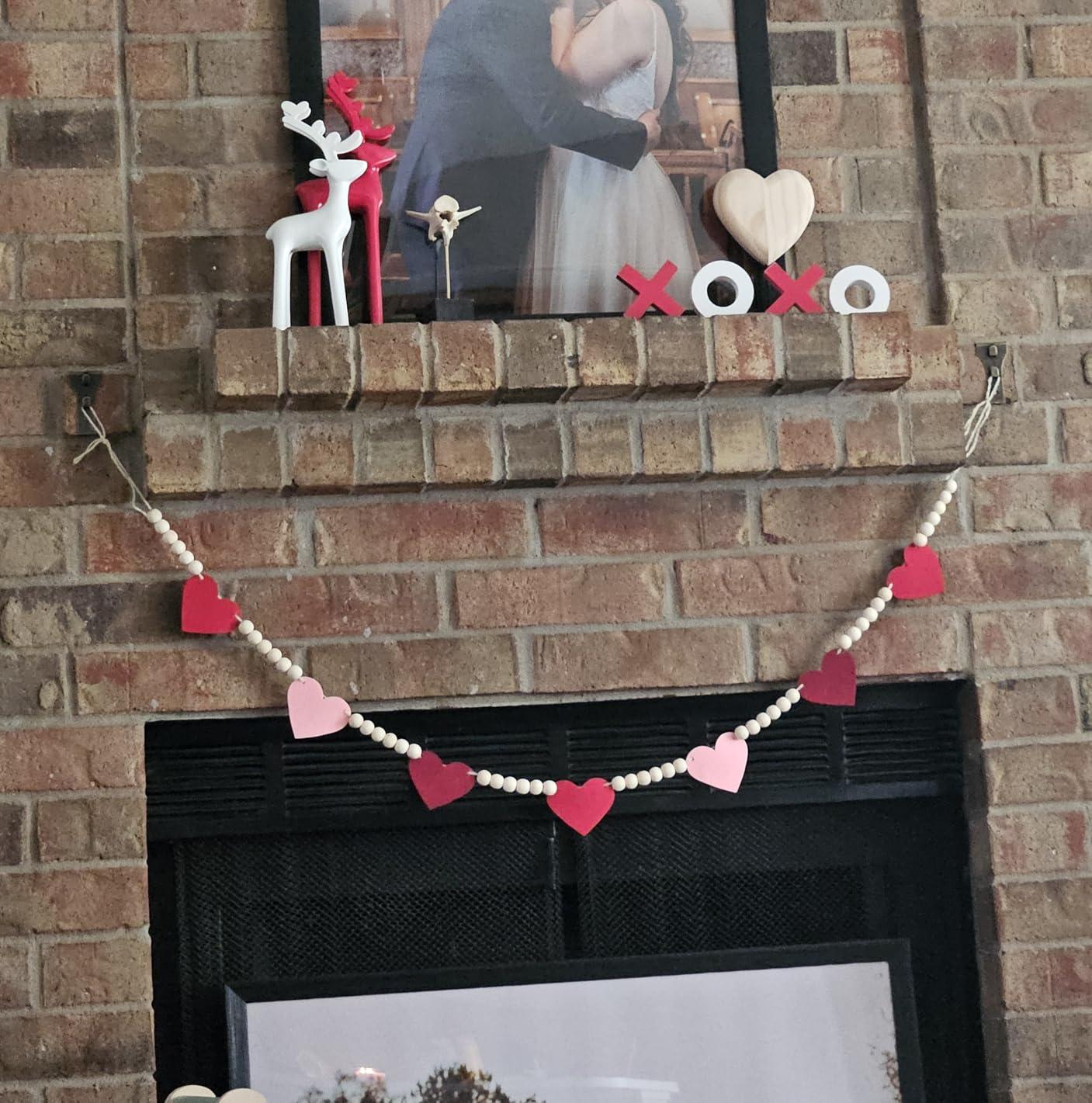 DAZONGE Fall Decor Felt Pumpkin Beads Garland for Fall Home Decorations | Fall Home Decorations, Rustic Felt pumpkin Beads garland for Mantle Wall Decor, Reusable Fall Banner for seasonal displays customer photo 2
