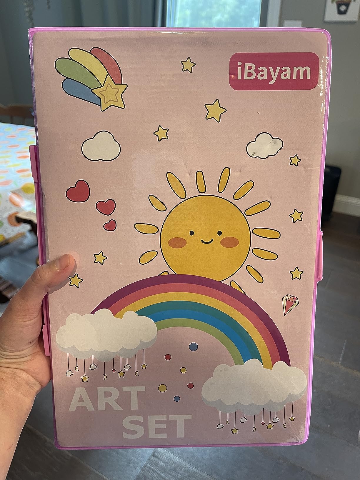 iBayam Art Supplies, 149-Pack Drawing Kit Painting Art Set Art Kits Gifts - Arts and Crafts for Kids Girls Boys Adult Artist, with Coloring Book, Crayons, Pastels, Pencils, Watercolor Pens & Cakes customer photo 2