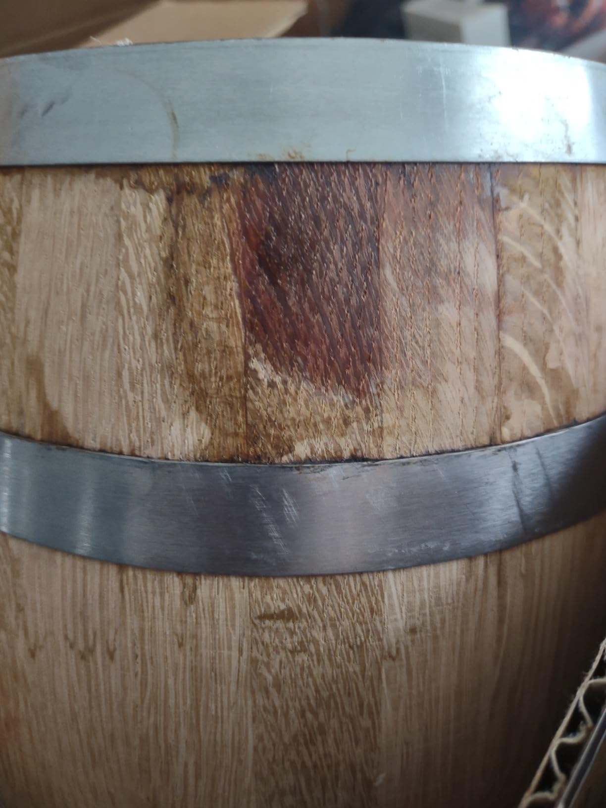 2.5 Gallon Oak Barrel - Wooden Whiskey Barrel Wine Barrel (10 Liter) For The Home Brewer, Distiller, Wine Maker - New American Oak Barrels for Aging Whiskey, Bourbon, Mead (HERITAGE SERIES) customer photo 1
