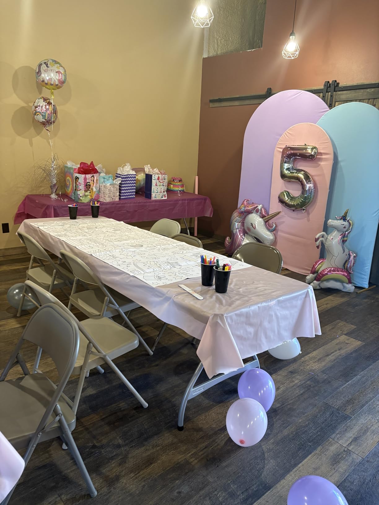 Fomcet Metal Arch Backdrop Stand White 7.2ft, 6.6ft, 6ft Wedding Arch Stand | Backdrop Arch Stand Balloon Arched Frame for Ceremony Birthday Party Graduation Bridal Baby Shower Background Decoration customer photo 2