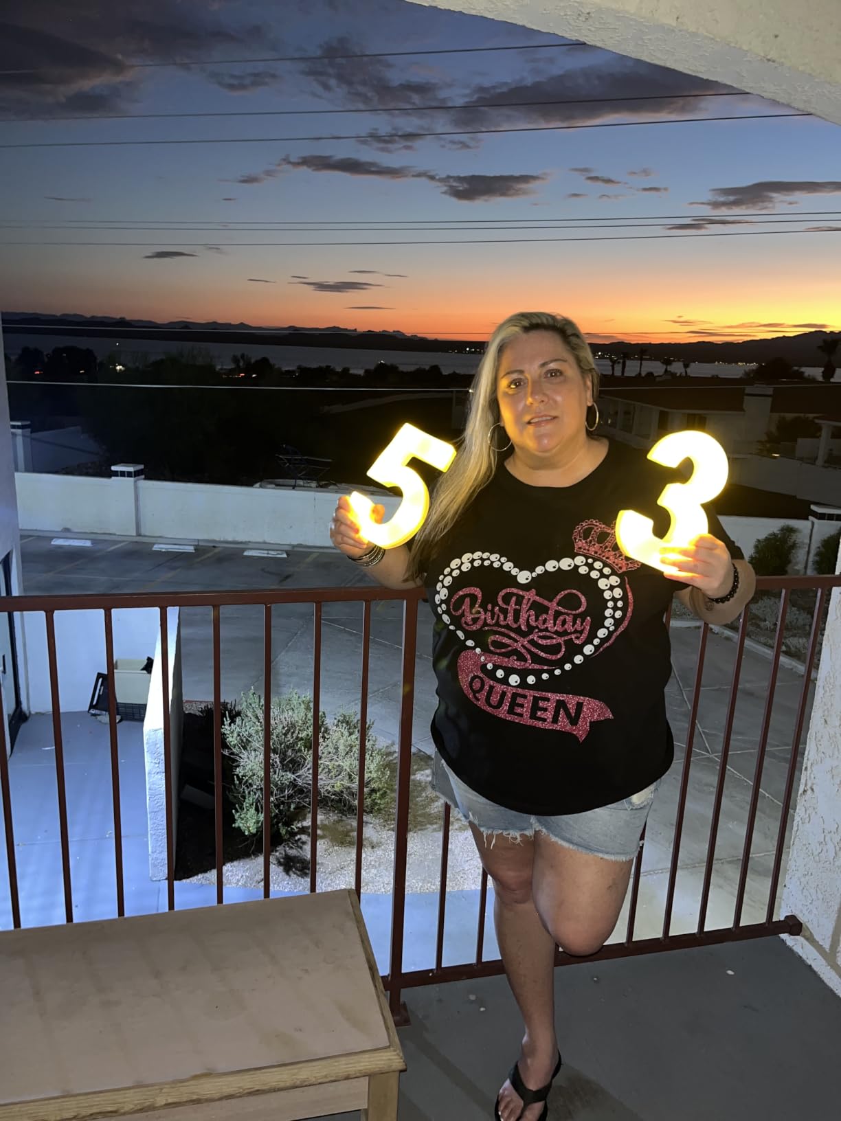 Marquee Letters 8.5 Inch Light Up Letters Battery Powered Letter A - Warm White LED, Battery Powered, Lightweight, Ideal for Bedroom, Party, Birthday and Holiday Decor customer photo 1