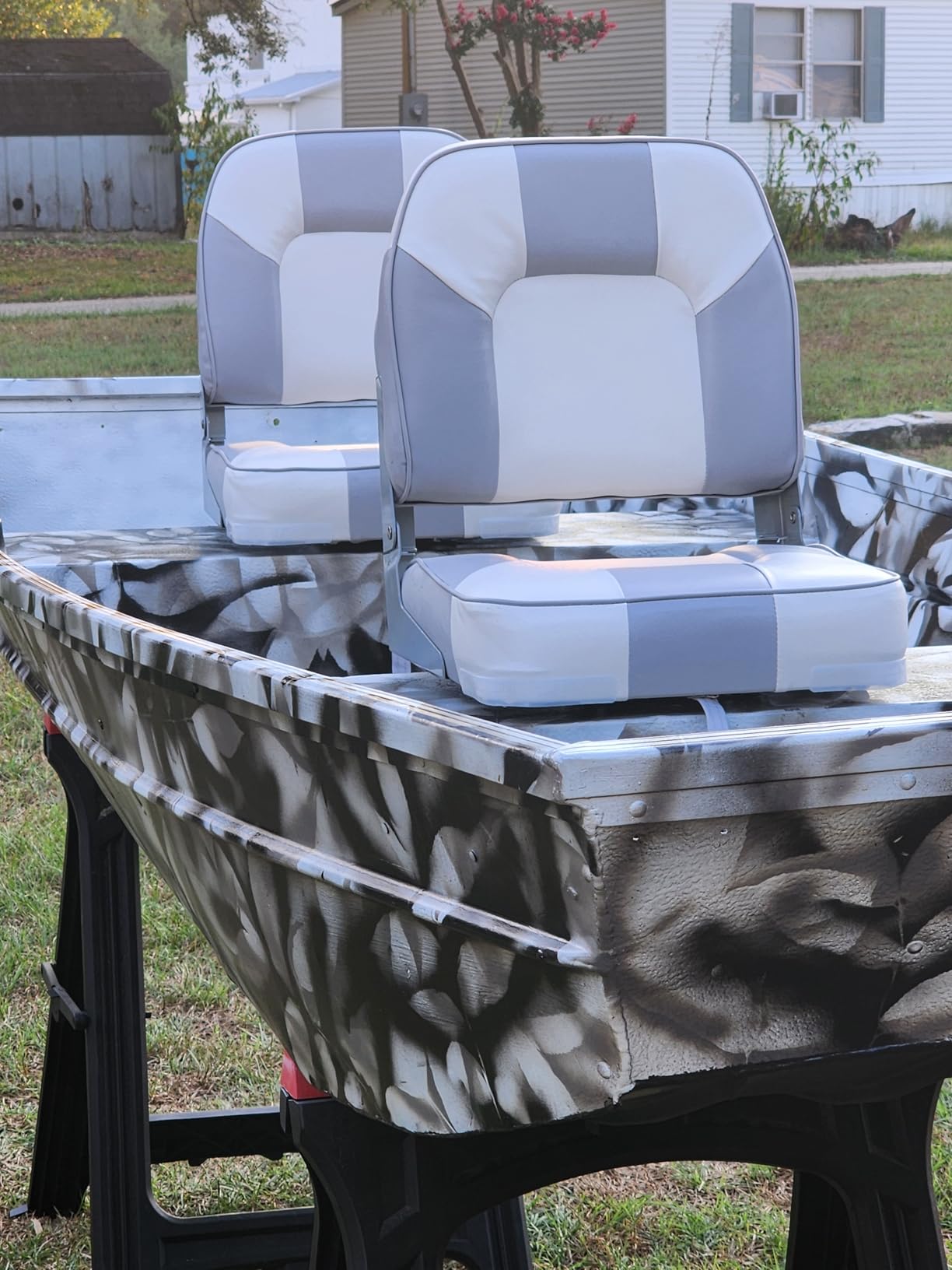 Leader Accessories Low Back Folding Fishing Marine Boat Seats 2 Pack customer photo 2