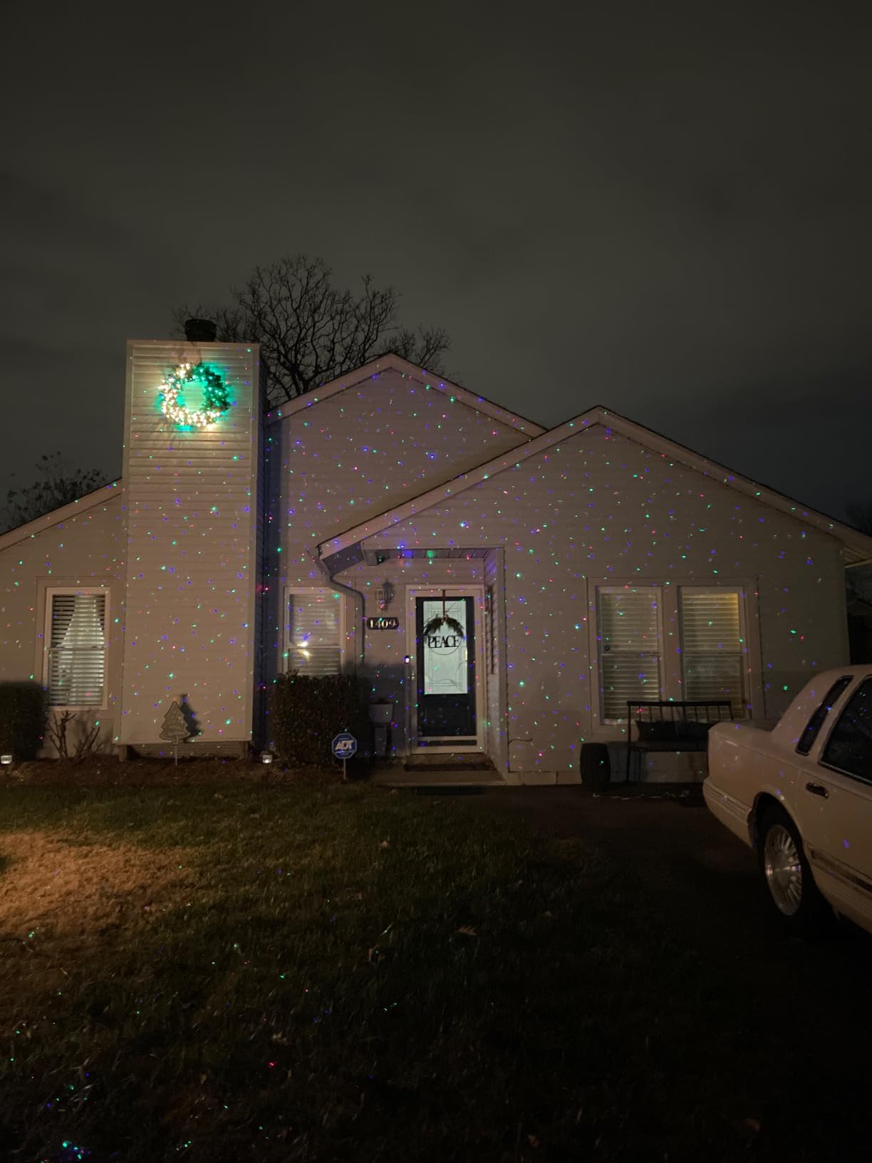 Laser Christmas Projector Lights Outdoor, Firefly Light Show for Trees, 3 Colors, RF Remote, Waterproof, Indoor Holiday Halloween Decoration, Christmas Gift, Wedding, Home Decor, Party, Garden customer photo 2