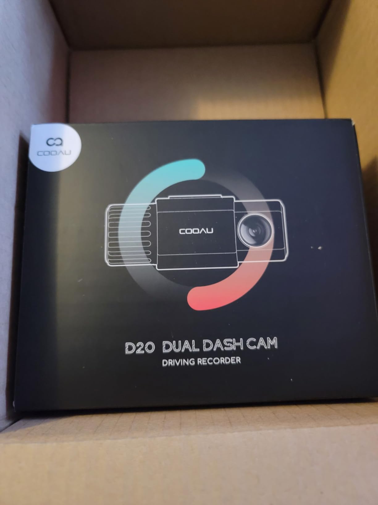 COOAU Dual Dash Cam 2.5K+1080P, Dash Cam Front and Inside, Built-in GPS and WI-FI, Dash Camera for Cars, Perfect for Uber and Taxi Drivers, Night Vision, Accident Record, 24Hr Parking Mode customer photo 2
