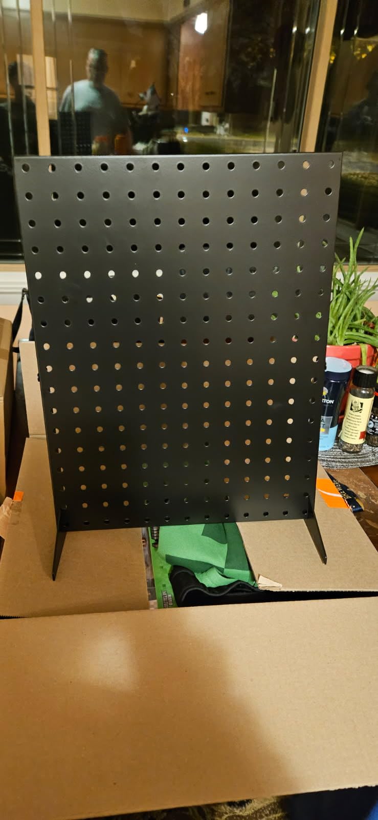 Pegboard Display Stand With 12 Peg Hooks for Retail Craft Shows & Fairs - Metal Product Merchandise Display Rack for Selling Accessories, Display Stands for Boutique, Stores, Vendors & Events customer photo 1