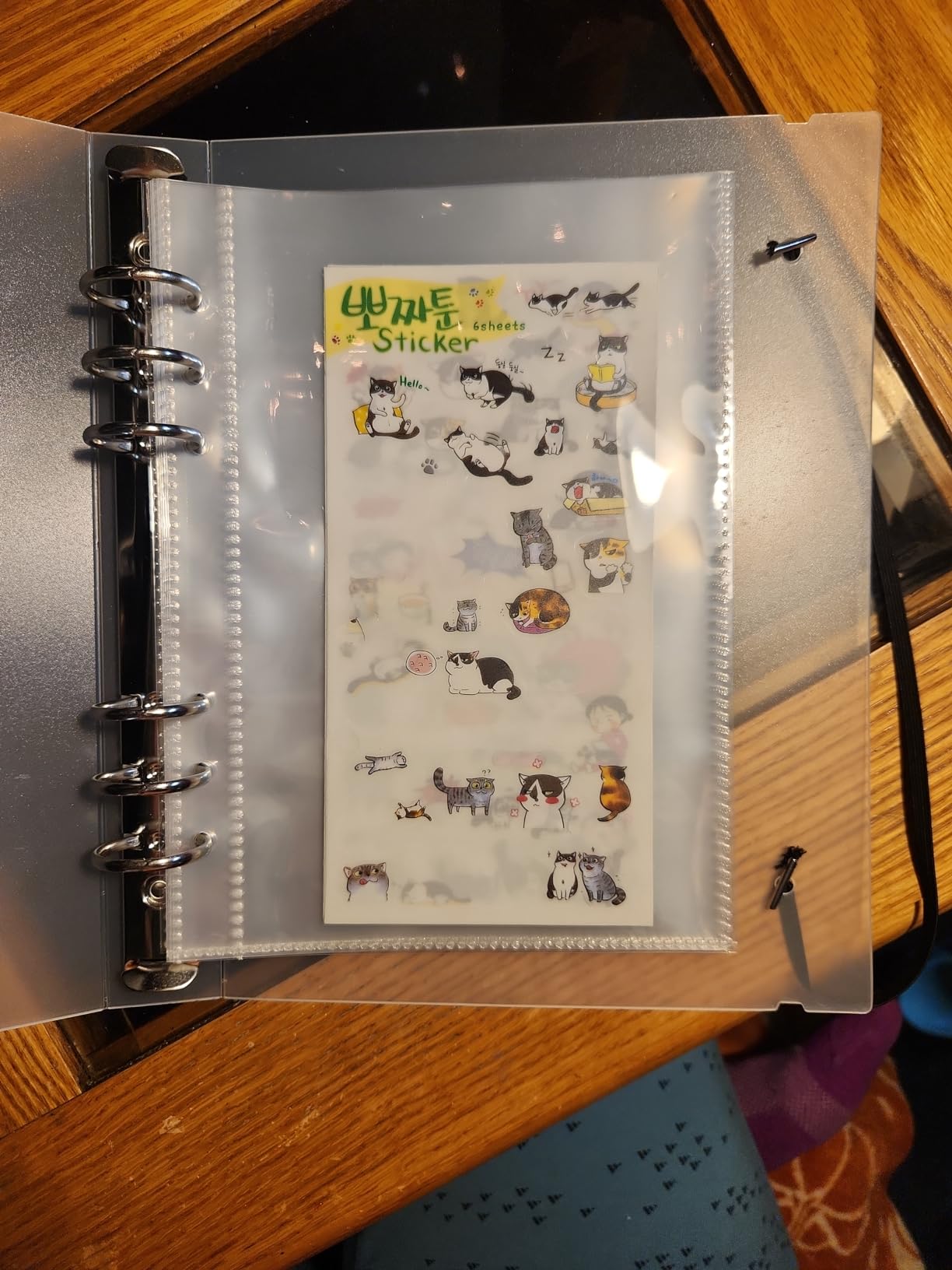 1pcs A5 Sticker storage Album, sticker organization Collecting Book Binder sleeves for planner stickers organizers collector recipe cards (3 different sized pockets) customer photo 2