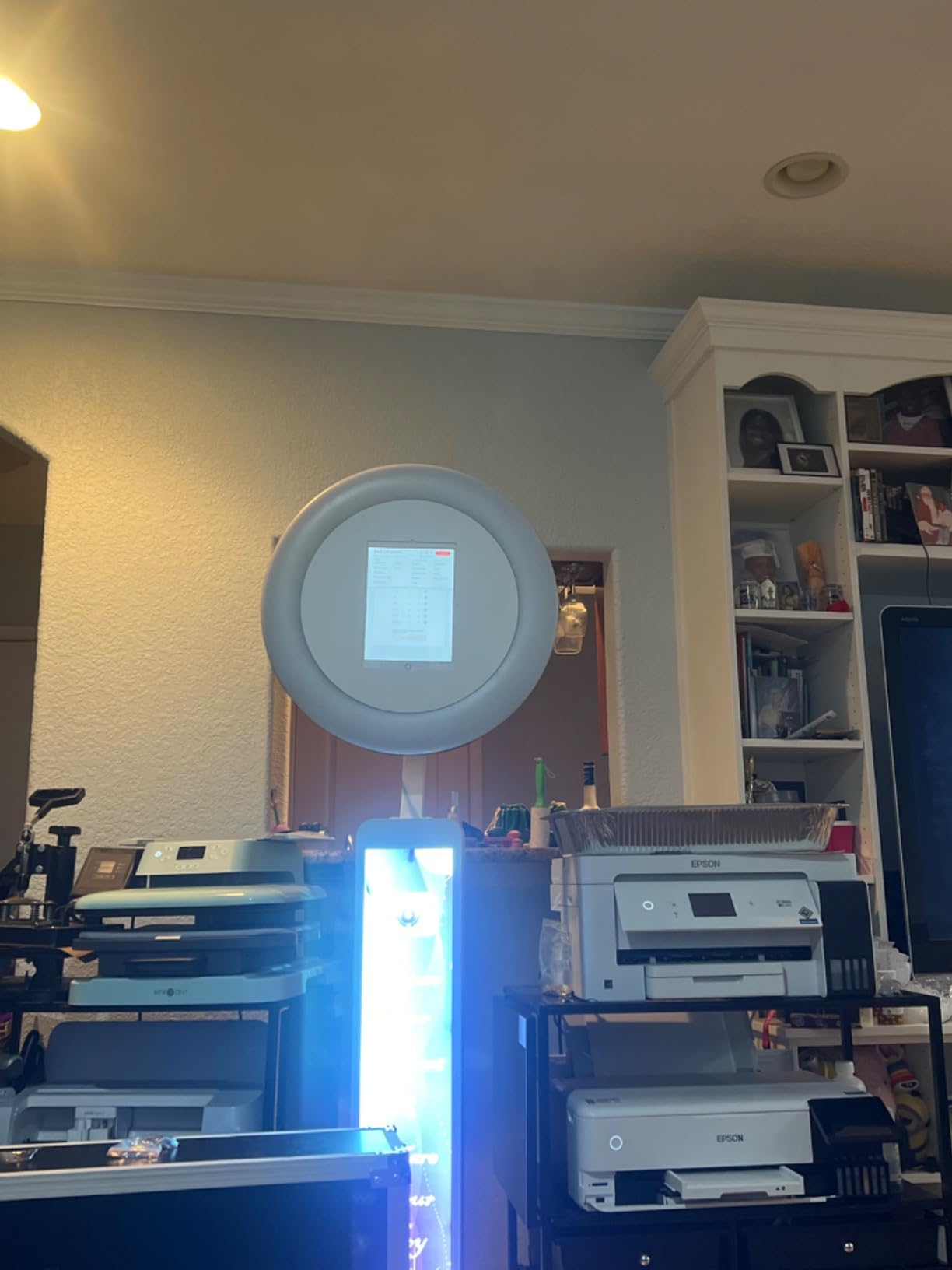 Portable Photo Booth Machine Compatible with Any Ipad,Black：Flight Case | RGB Ring Lights,Music Sync,Free Custom Logo,2 Months ChackTok VIP customer photo 2