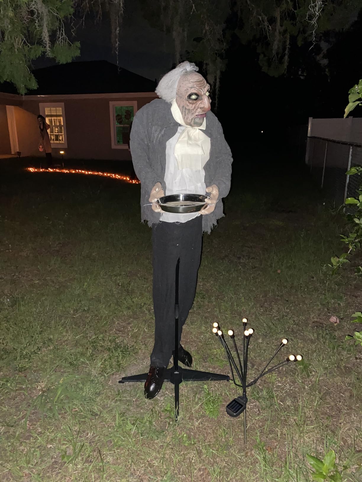 Haunted Hill Farm 7-Ft Motion-Activated Towering Werewolf Animatronic | 7-Ft Towering Werewolf, Motion-Activated, Plug-In, Indoor or Outdoor Decoration, Creepy, Props customer photo 2