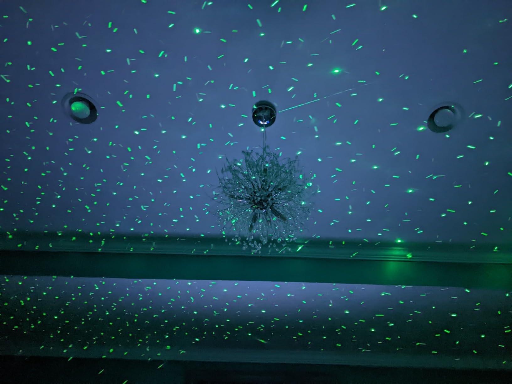 Laser Christmas Projector Lights Outdoor, Waterproof Christmas Decorations Moving Stars Light Show, Remote Control Timer, Holiday Projector Decorations for House, Yard & Garden customer photo 1