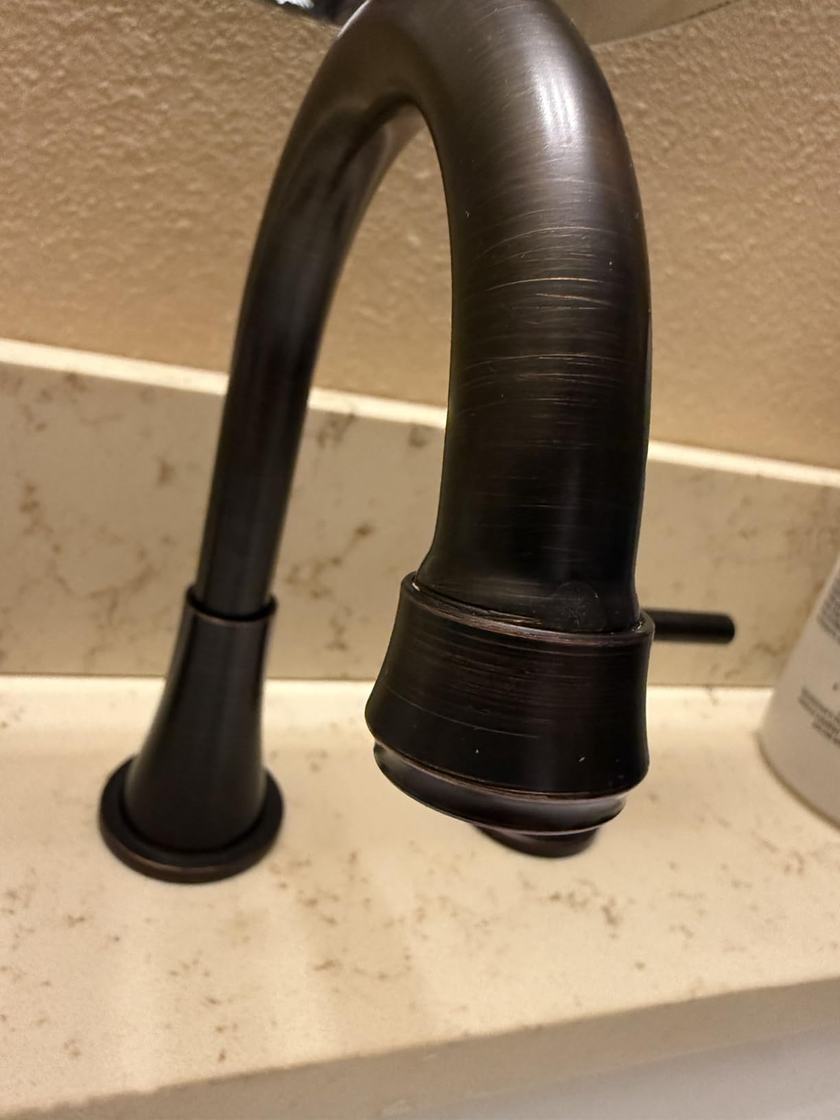 Hurran Matte Black 3 Hole Widespread Bathroom Sink Faucet, Stainless Steel Lead-Free, with Drain and Supply Lines, for Vanity RV Restroom customer photo 1