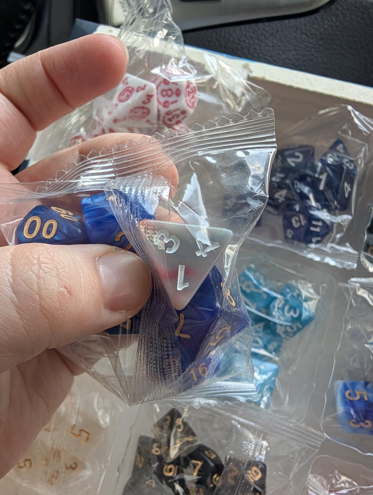 CiaraQ Polyhedral Dice Set - DND Role Playing Dice customer photo 1