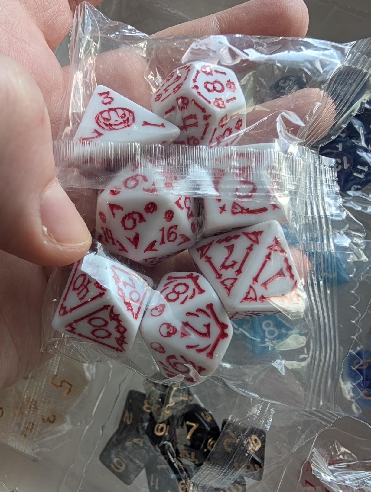 CiaraQ Polyhedral Dice Set - DND Role Playing Dice customer photo 2