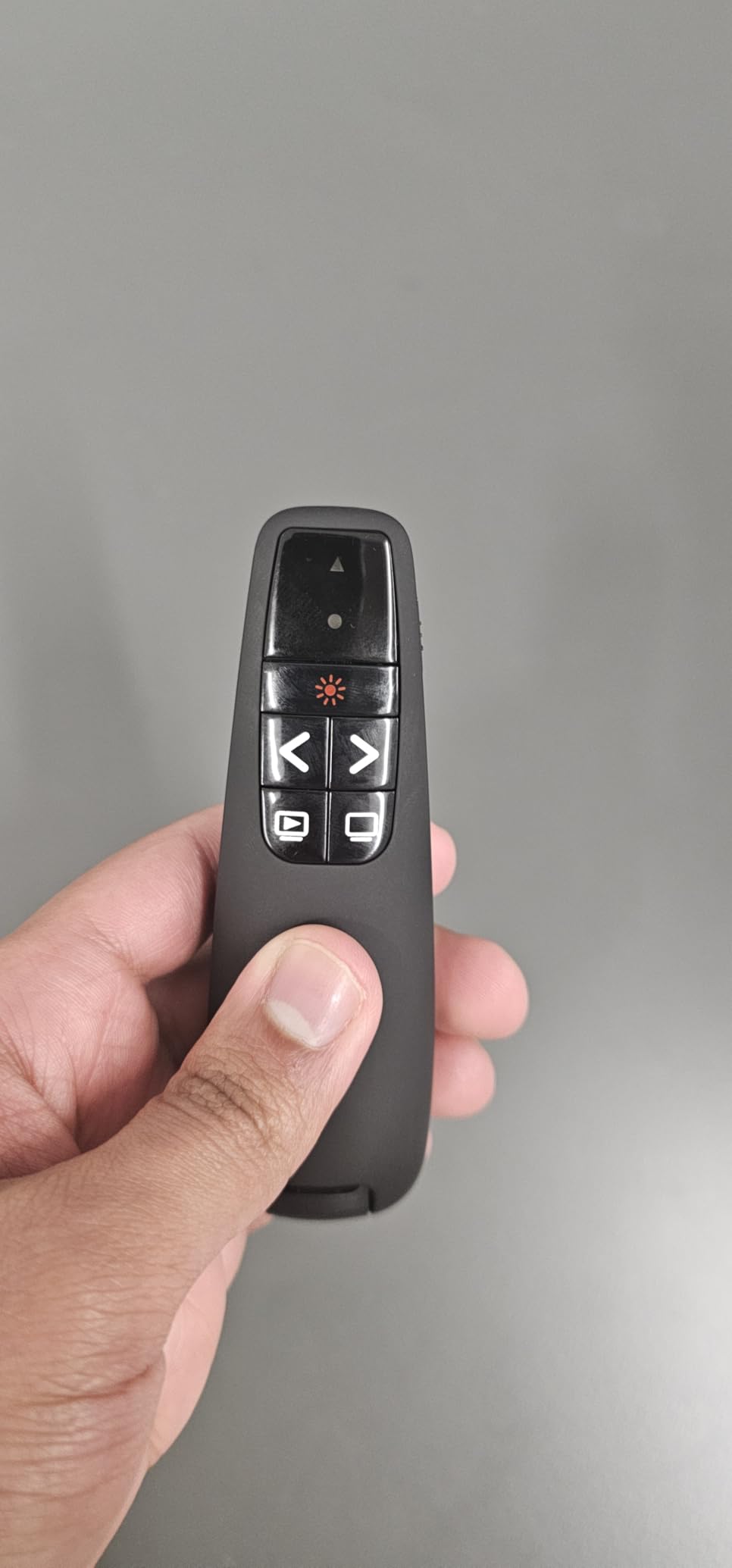 Wireless Presentation Clicker PowerPoint Presenter Remote : USB Type C Clicker with Red Laser Pointer Long Range PPT Control -Power Point Google Slide Advancer for Mac Laptop PC Computer Keynote customer photo 1
