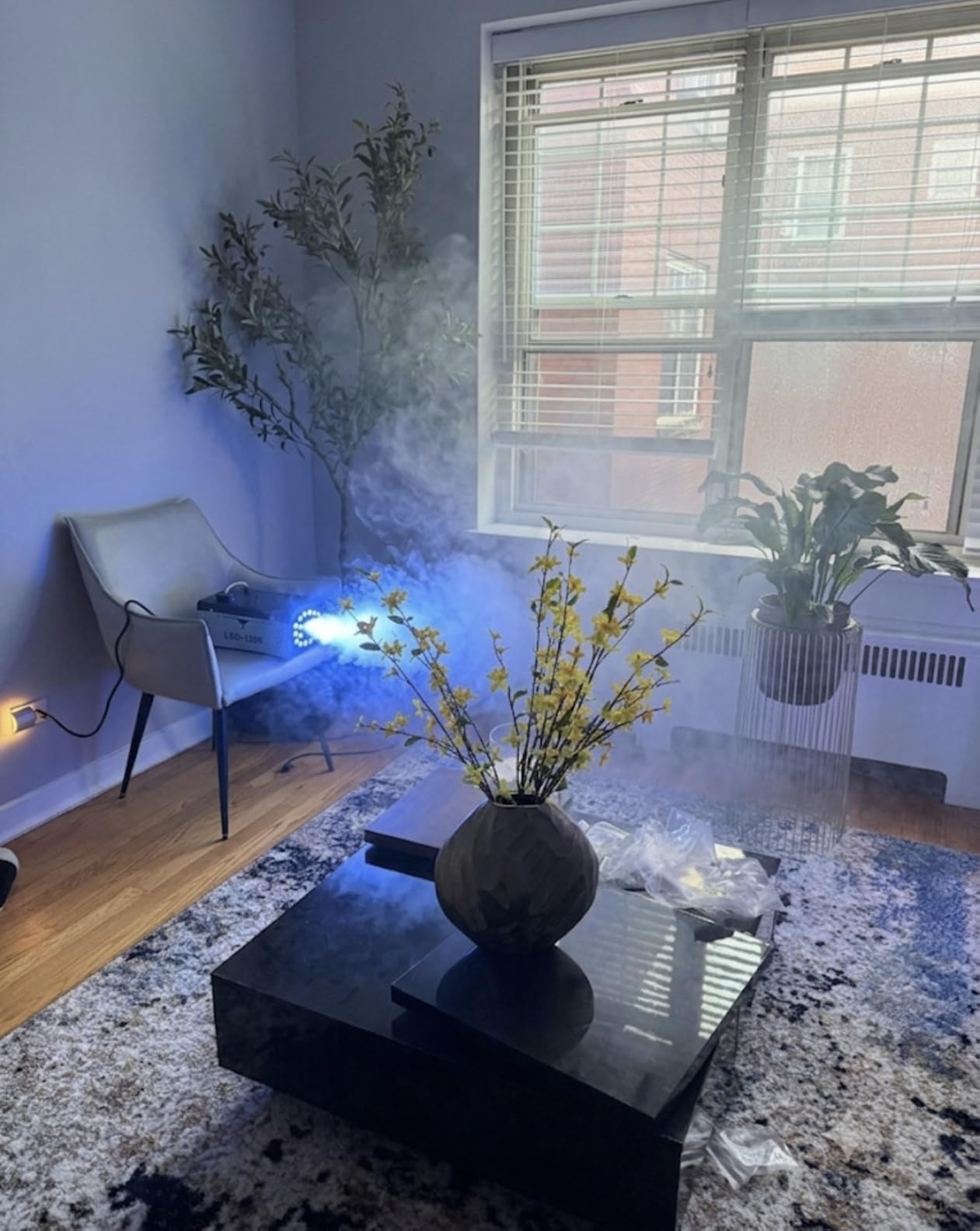 Fog Machine Halloween Outdoor 1200W with 18 LED Lights, Smoke Machine Fog | With Remote, Perfect for Party, Stage, Wedding, Indoor customer photo 1