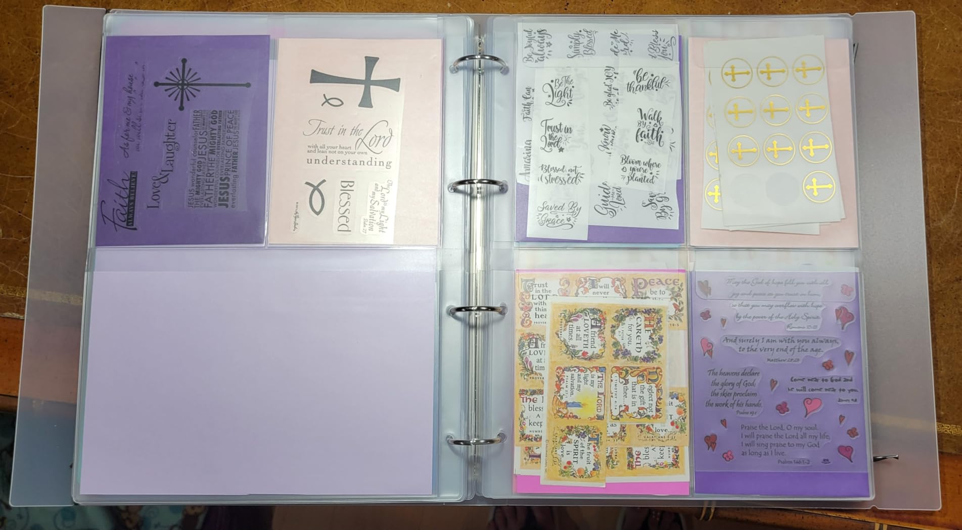 A4 Die Storage Book Binder,Die&Stamp Storage Folder,Page Protectors Pockets Inserts Organizer for Cutting Dies Stencil Album Stamp Crafts,1PCS Storage Book Cover&20PCS Inserts with 1/2/3/4 pockets customer photo 1