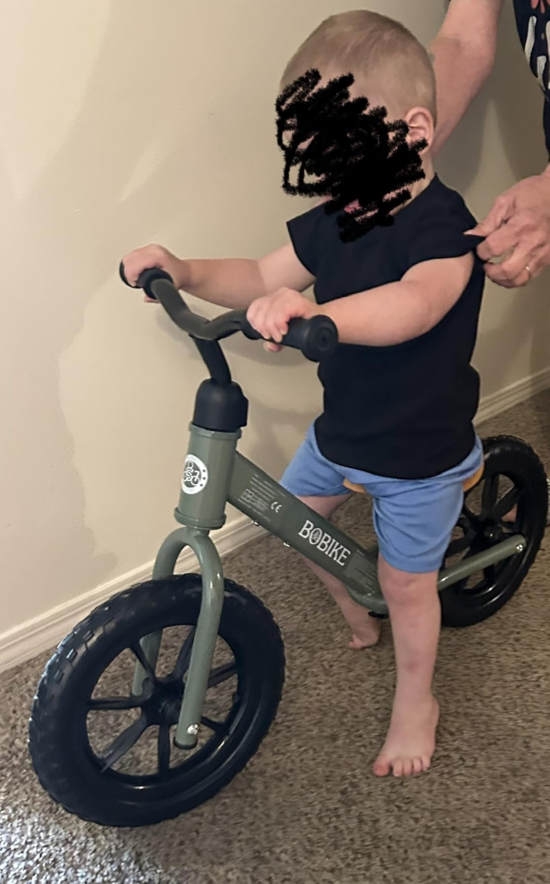 Bobike Toddler Balance Bike Toys for 2 to 5 Year Old Girls Boys Adjustable Seat and Handlebar No-Pedal Training Bike Best Gifts for Kids customer photo 2
