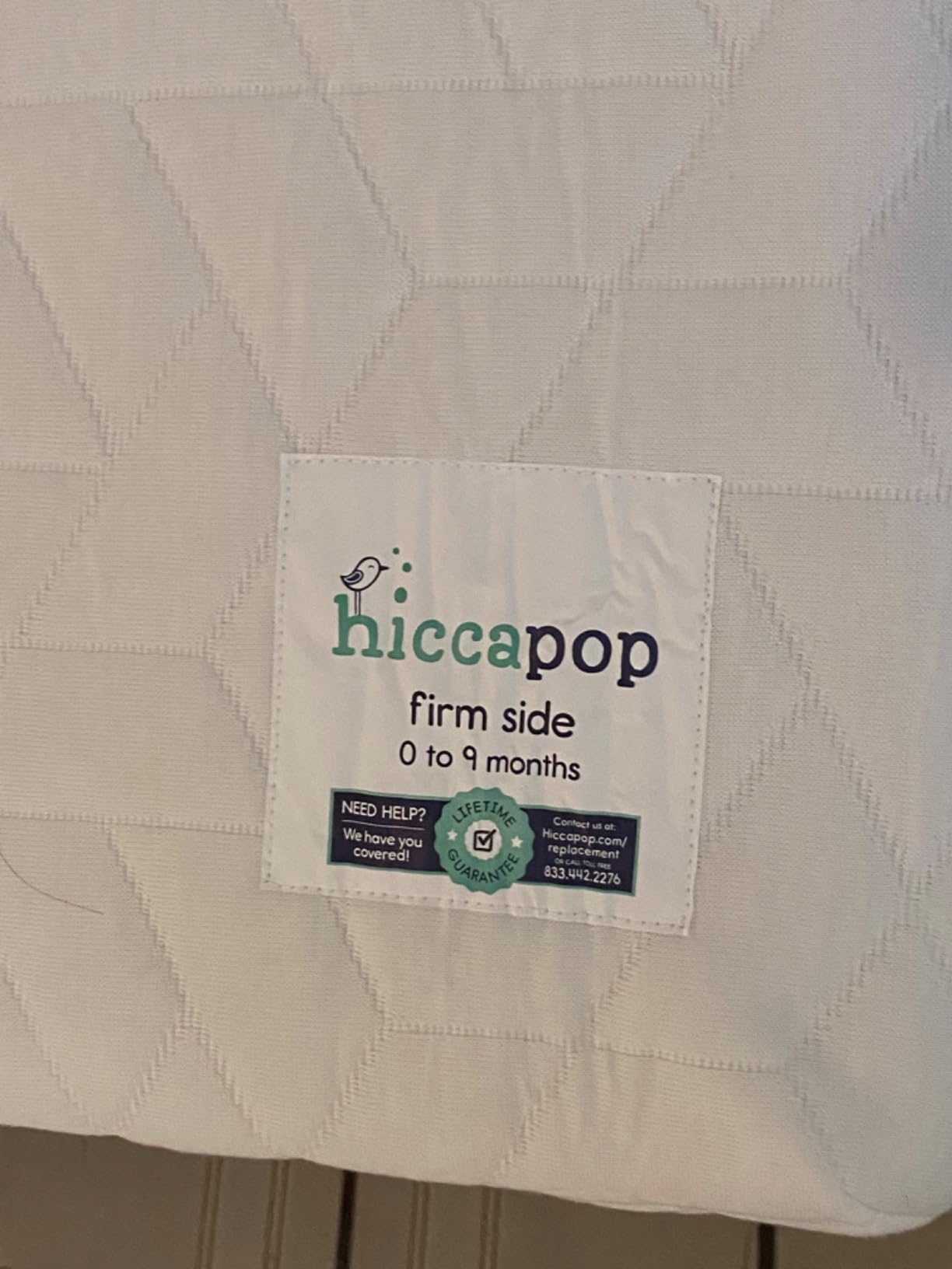 Hiccapop Dual Sided Baby Crib Mattress & Toddler Bed Mattress, Made in USA customer photo 1