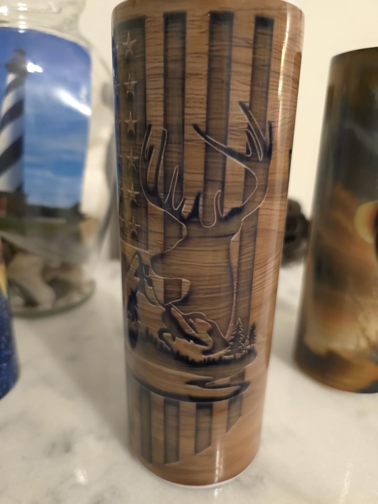 16 Pack Sublimation Tumblers Straight Skinny Tumbler Blanks Bulk 20oz for Heat Transfer, Individual Gift Boxed, Double Wall Insulated Tumbler with Shrink Wrap & Straws customer photo 2