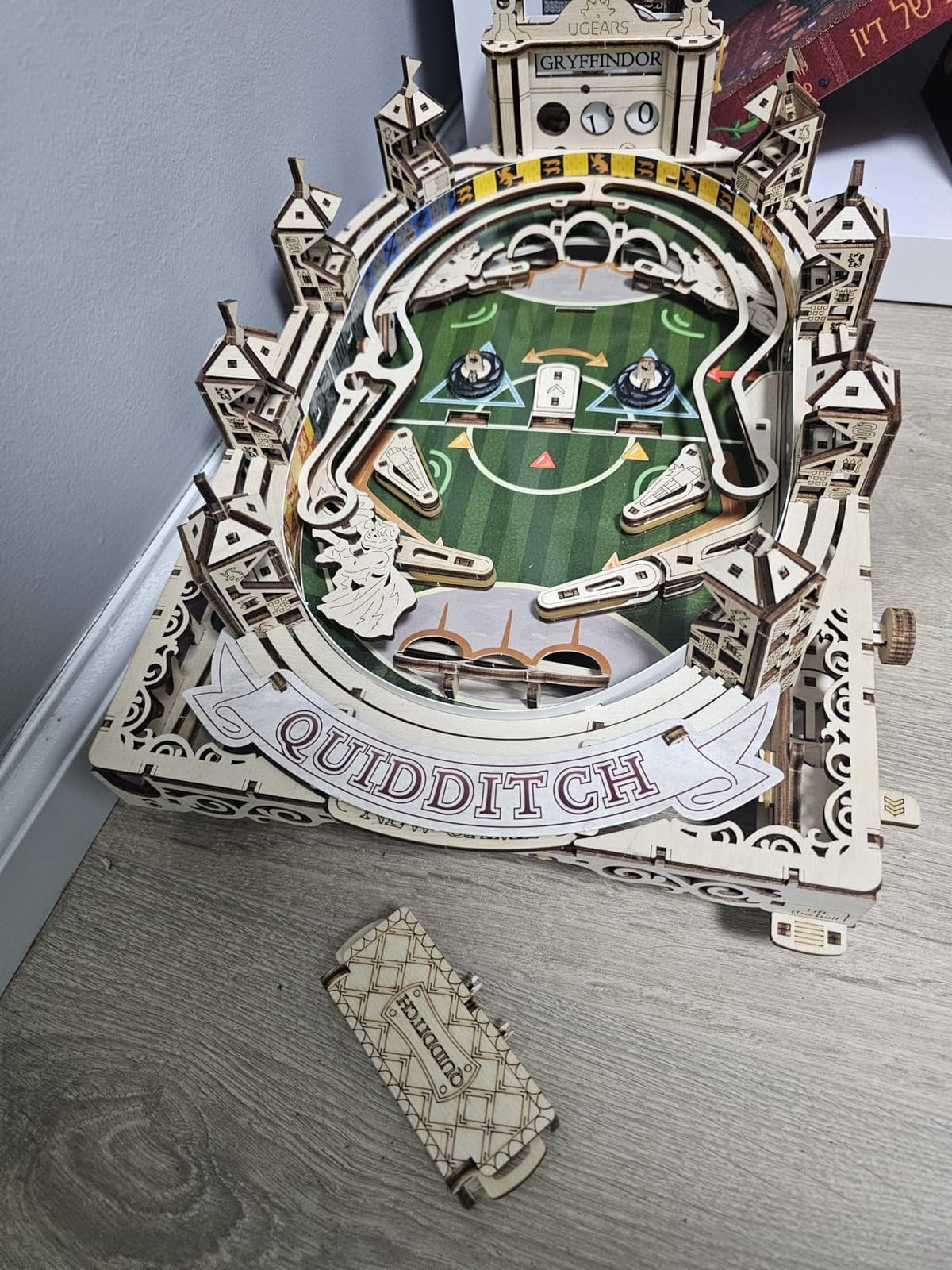 UGEARS Harry Potter Quidditch Pinball Machine - 3D Wooden Puzzles for Adults to Build, Mechanical Wooden Model Kits, Wood Brain Teaser Puzzles, Harry Potter 3D Puzzle Pinball Game for Christmas customer photo 1