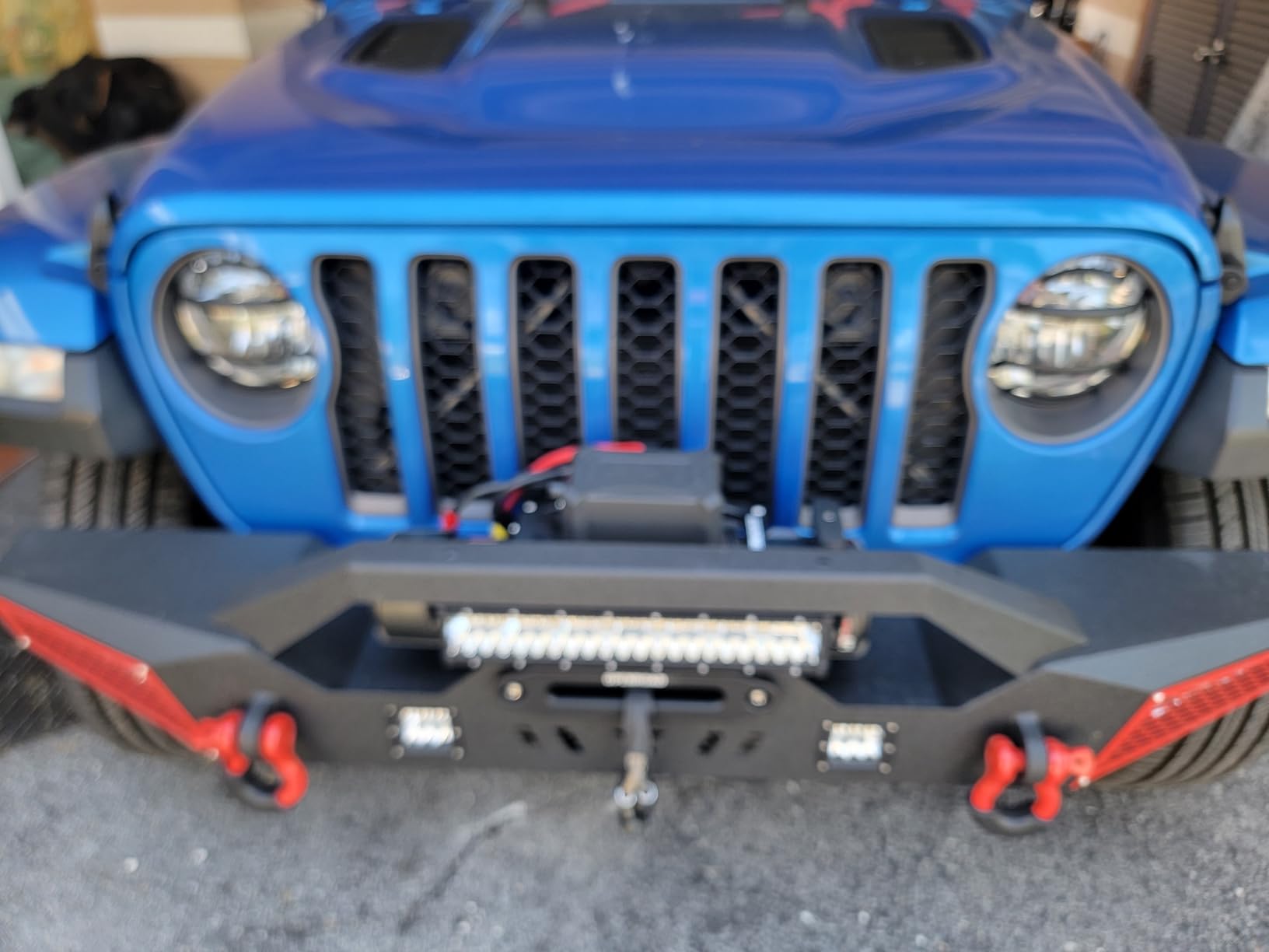 OPENROAD 13500 lb Recovery Winch with Synthetic Rope and 2 Wireless Remotes - IP68 Waterproof 12V Electric Winch for Jeep, SUV, Truck & Trailer - Panther Series 3S customer photo 2