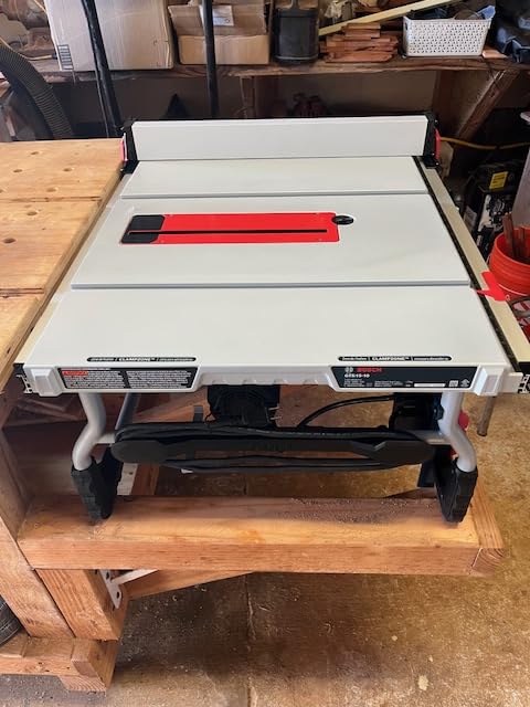 BOSCH 15.0 Amp GTS15-10 10 In. Jobsite Table Saw with Gravity-Rise Wheeled Stand customer photo 2