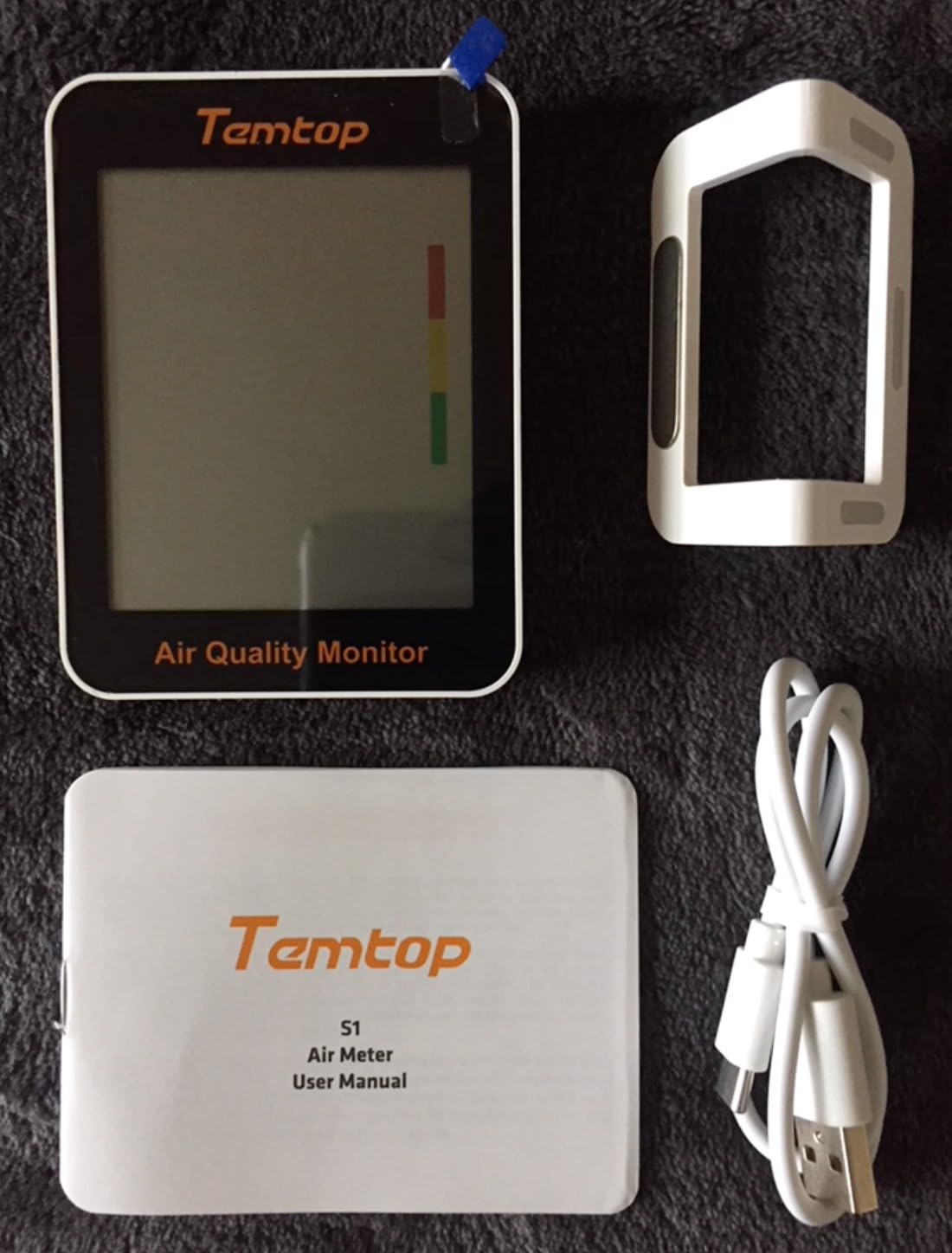 Temtop S1 PM2.5 Air Quality Monitor & Indoor Thermometer | AQI, Temperature & Humidity Monitor, Portable, 60-Day Battery Life, for Home, Office, Nursery & School customer photo 1
